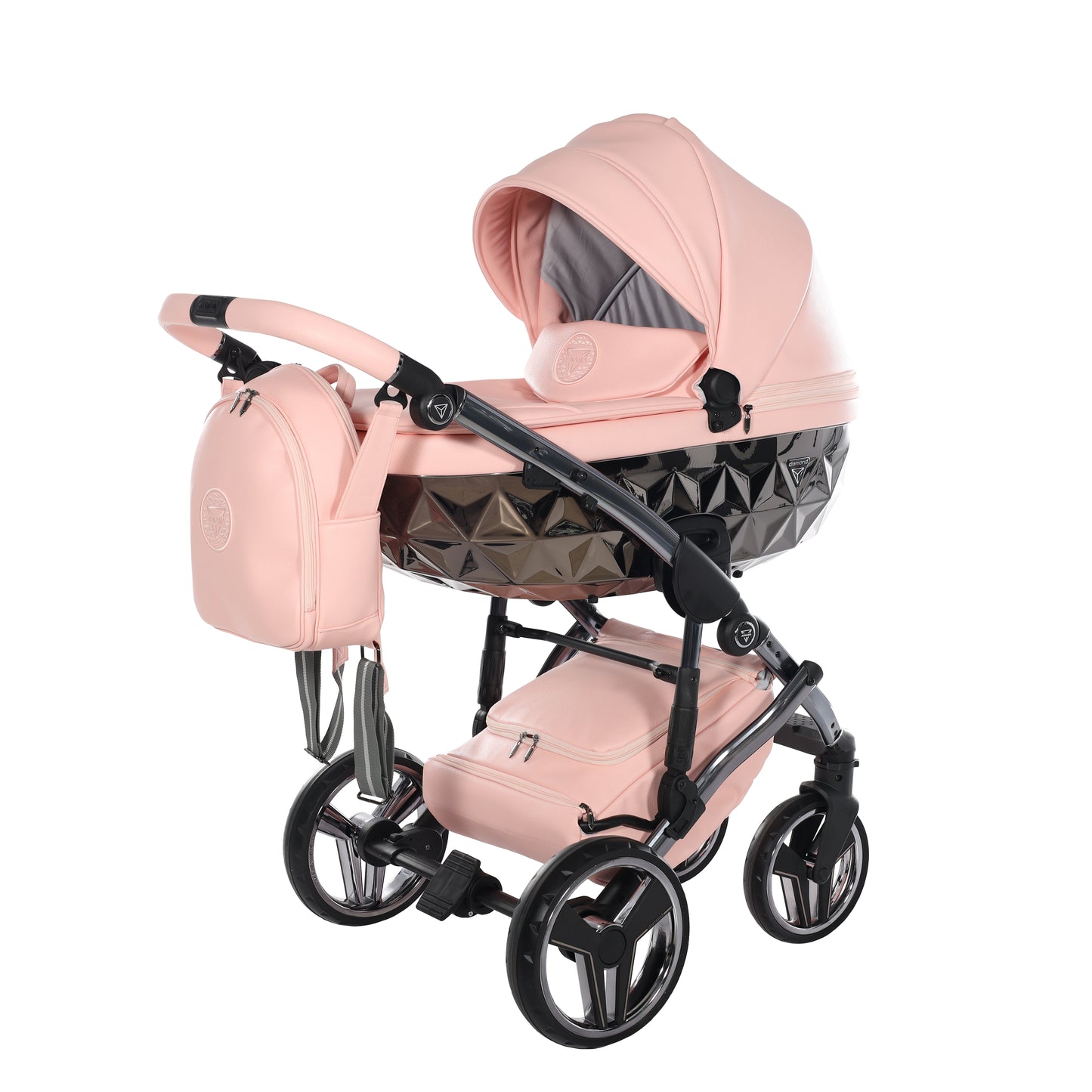 Junama HANDCRAFT V3 2 in 1 , prams and stroller, Apricot 02