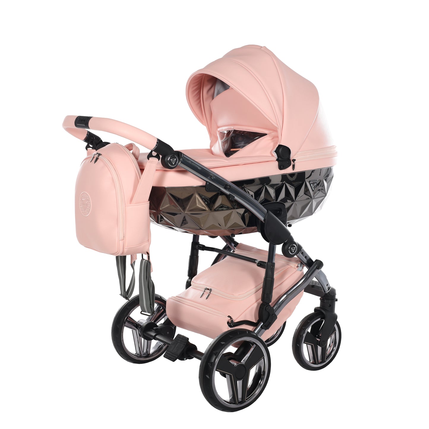 Junama HANDCRAFT V3 2 in 1 , prams and stroller, Apricot 02
