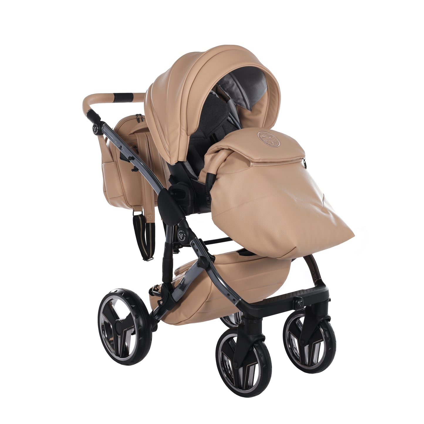 Junama HANDCRAFT V3 2 in 1 , prams and stroller, CAMEL 07