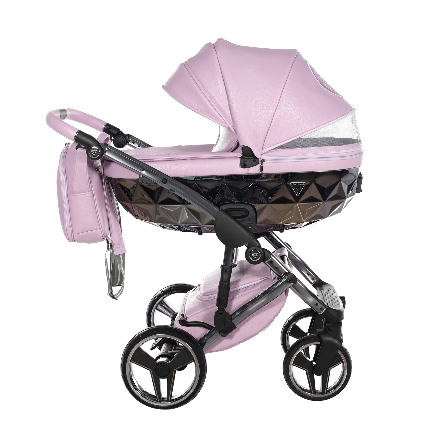 Junama HANDCRAFT V3 2 in 1 , prams and stroller, VIOLET 03