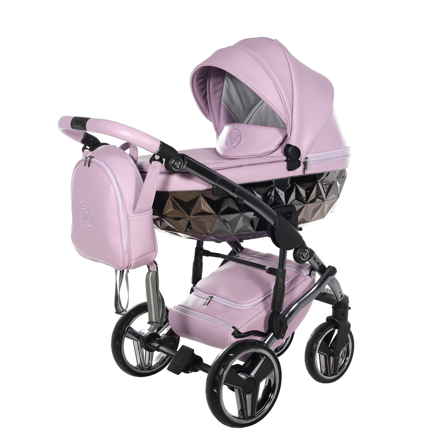 Junama HANDCRAFT V3 2 in 1 , prams and stroller, VIOLET 03