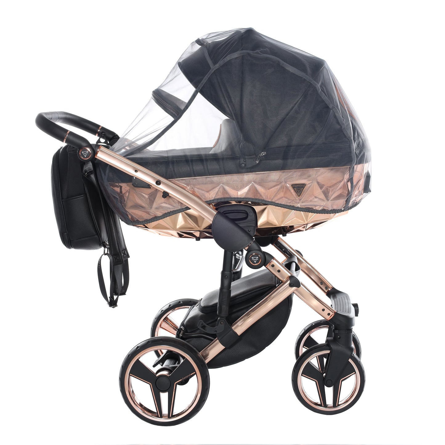 Junama HANDCRAFT V3 2 in 1 , prams and stroller, BLACK COPPER 06