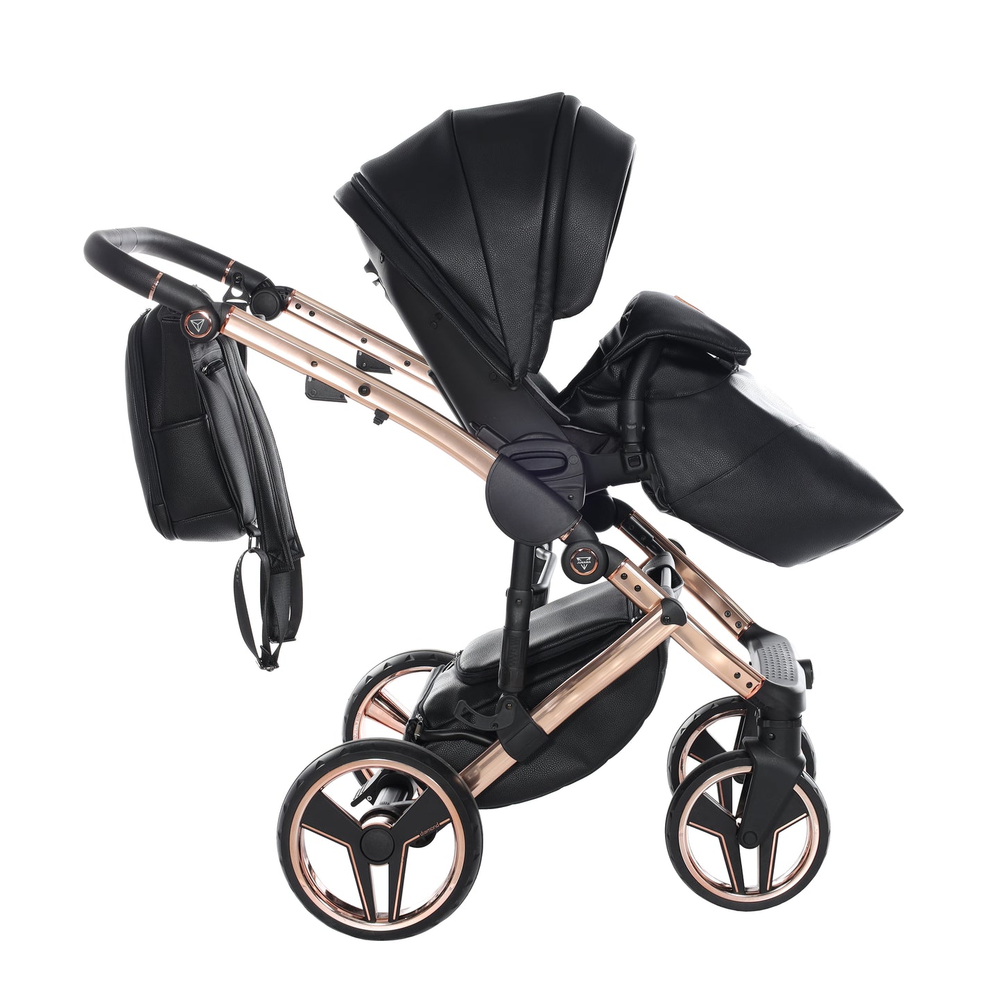 Junama HANDCRAFT V3 2 in 1 , prams and stroller, BLACK COPPER 06