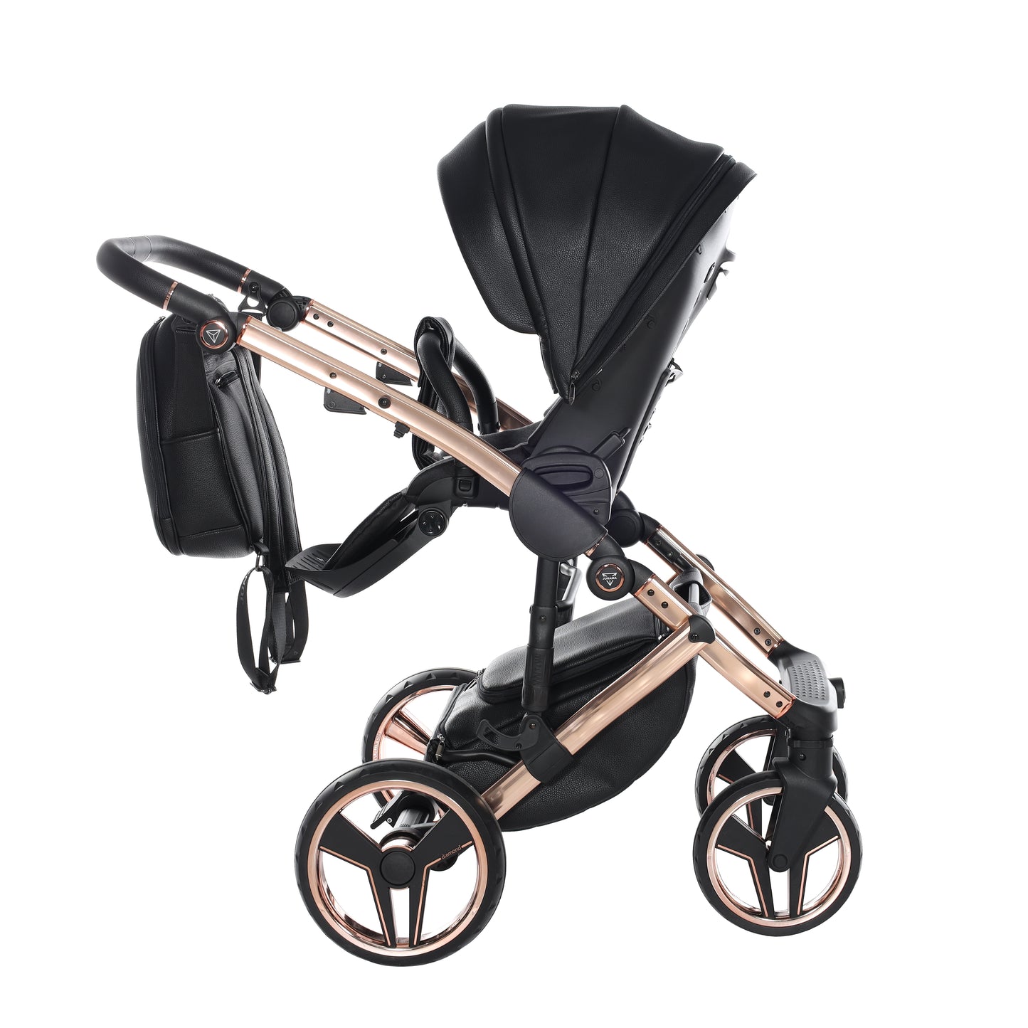 Junama HANDCRAFT V3 2 in 1 , prams and stroller, BLACK COPPER 06