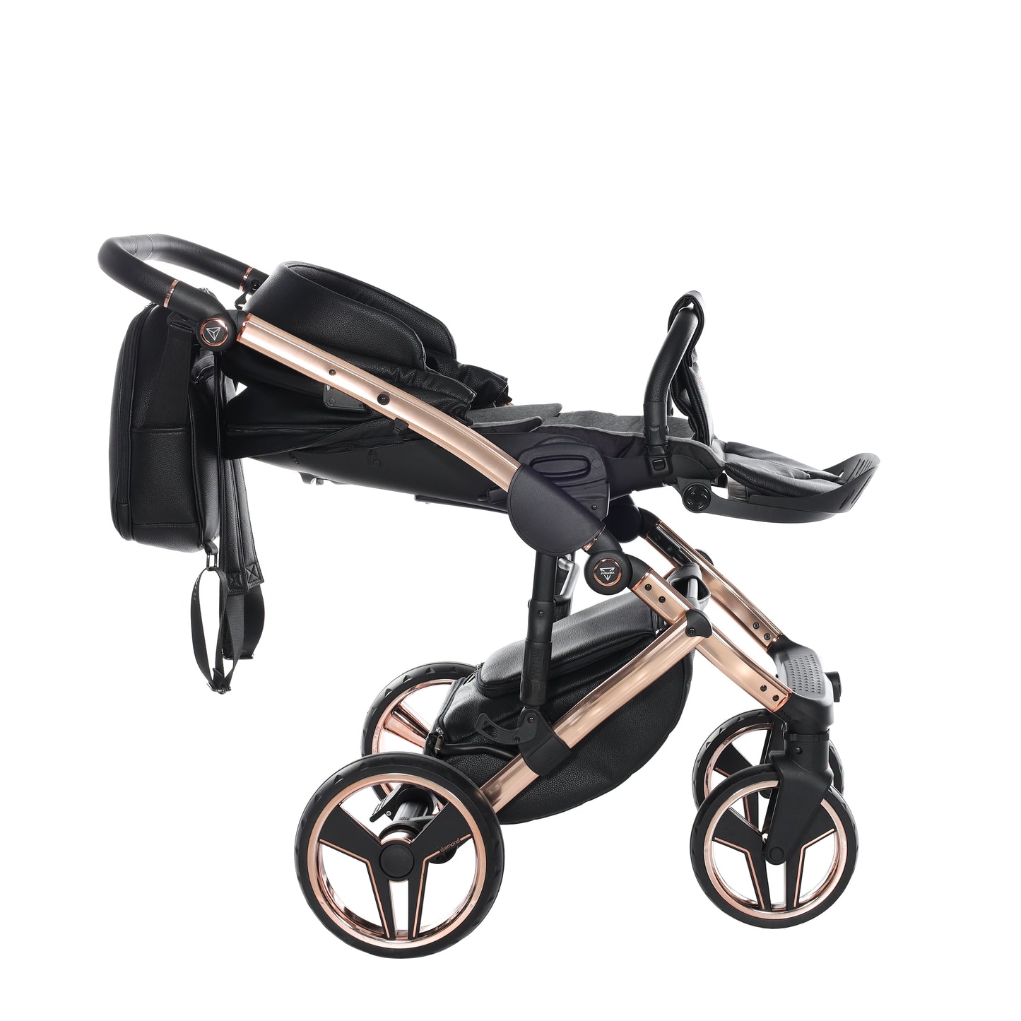 Junama HANDCRAFT V3 2 in 1 , prams and stroller, BLACK COPPER 06
