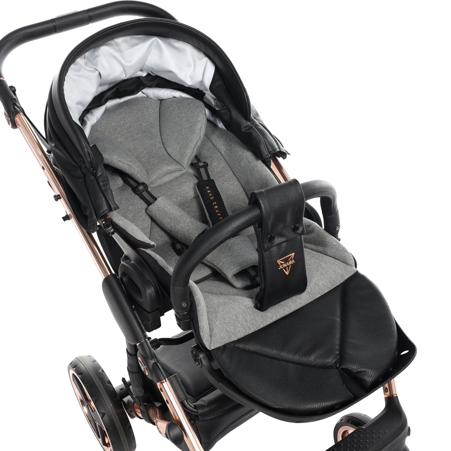 Junama HANDCRAFT V3 2 in 1 , prams and stroller, BLACK COPPER 06