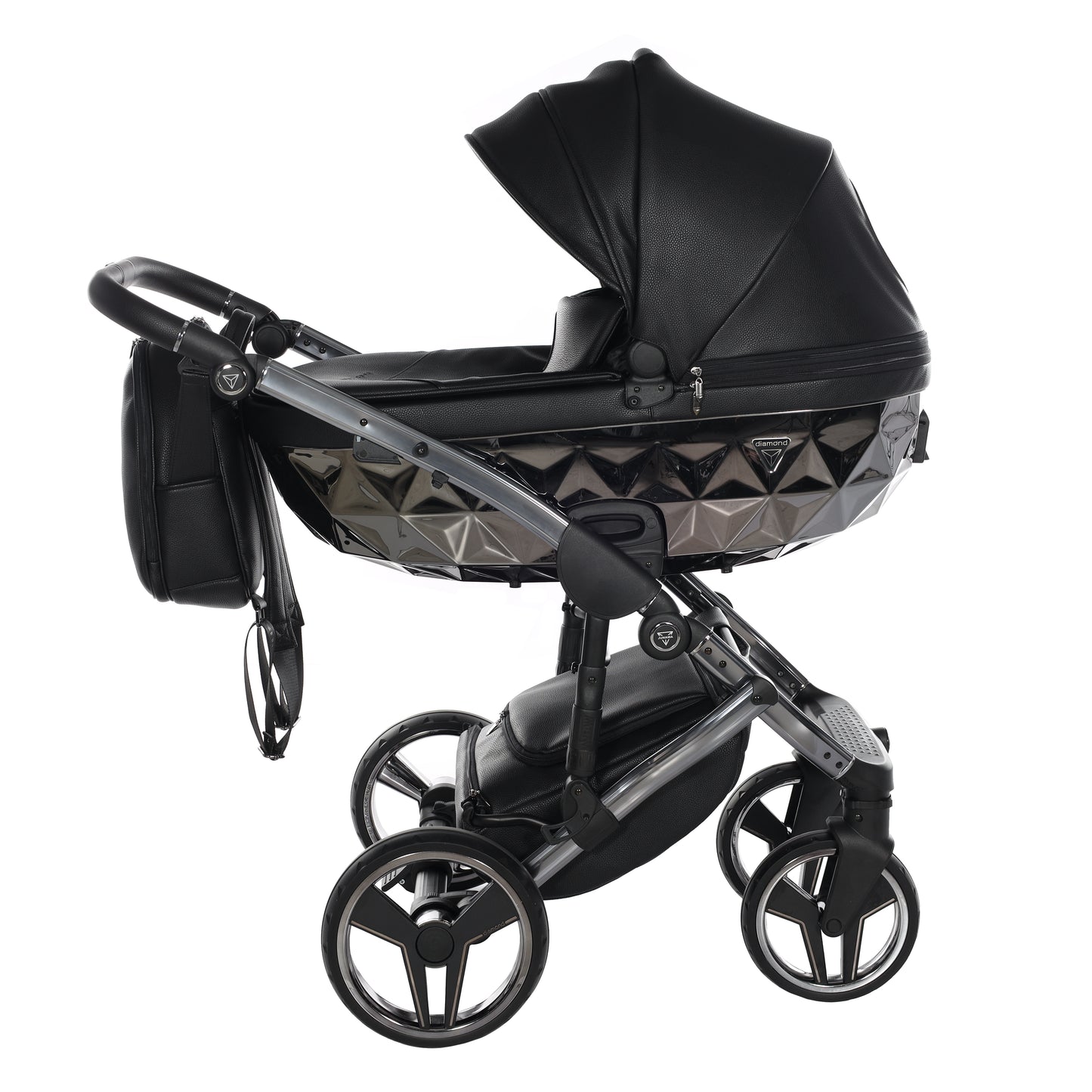 Junama HANDCRAFT V3 2 in 1 , prams and stroller, BLACK 04