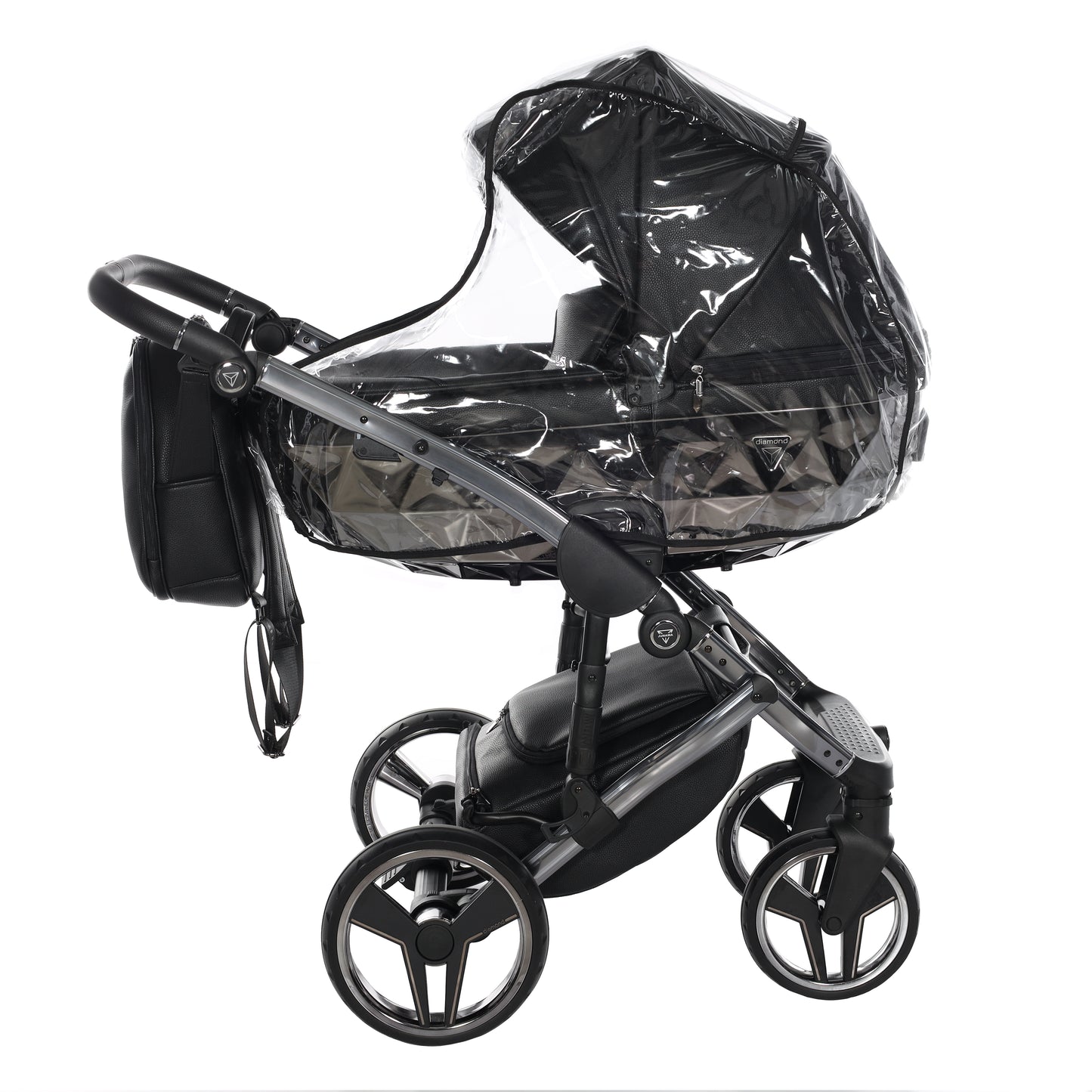 Junama HANDCRAFT V3 2 in 1 , prams and stroller, BLACK 04