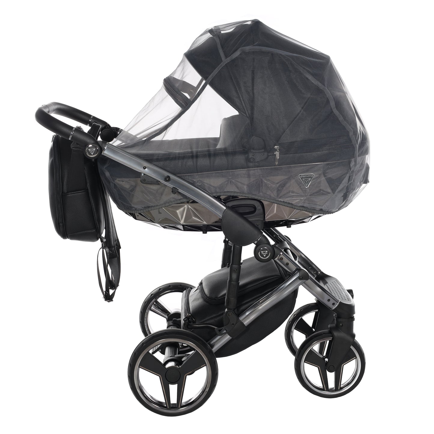Junama HANDCRAFT V3 2 in 1 , prams and stroller, BLACK 04