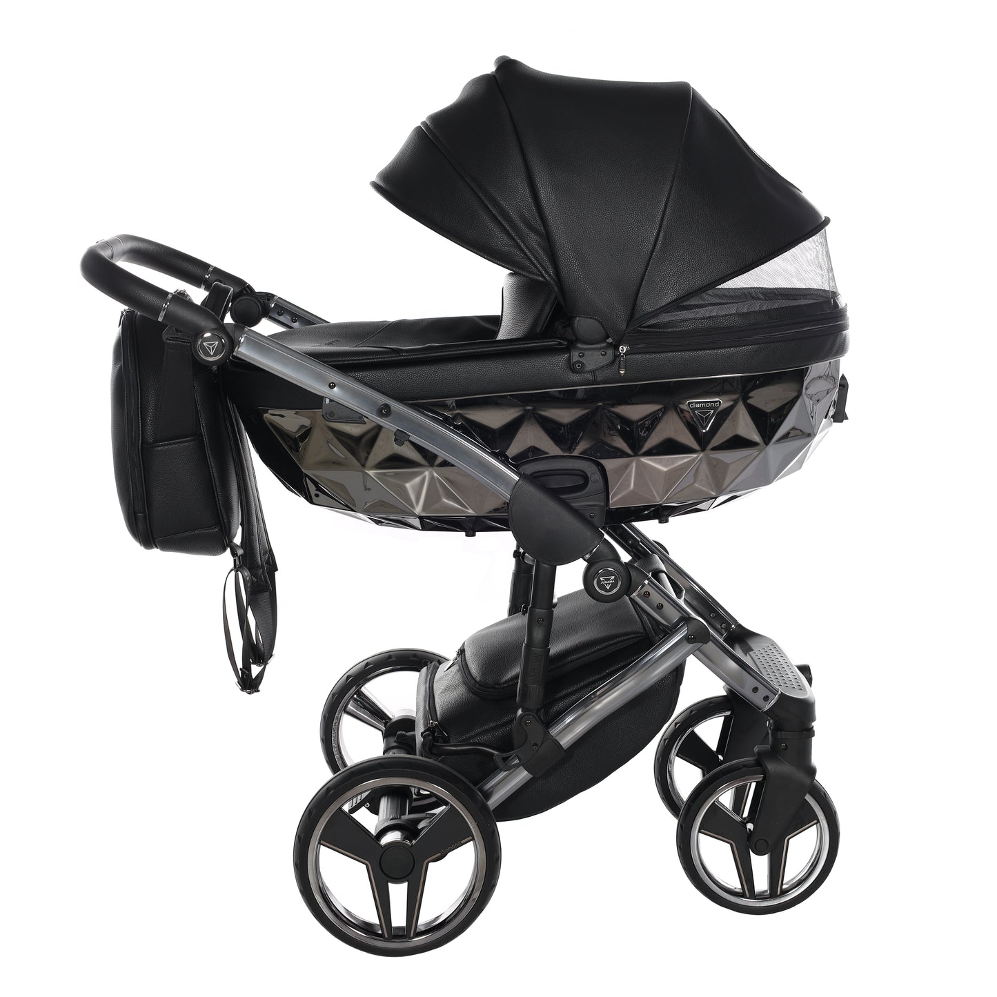 Junama HANDCRAFT V3 2 in 1 , prams and stroller, BLACK 04