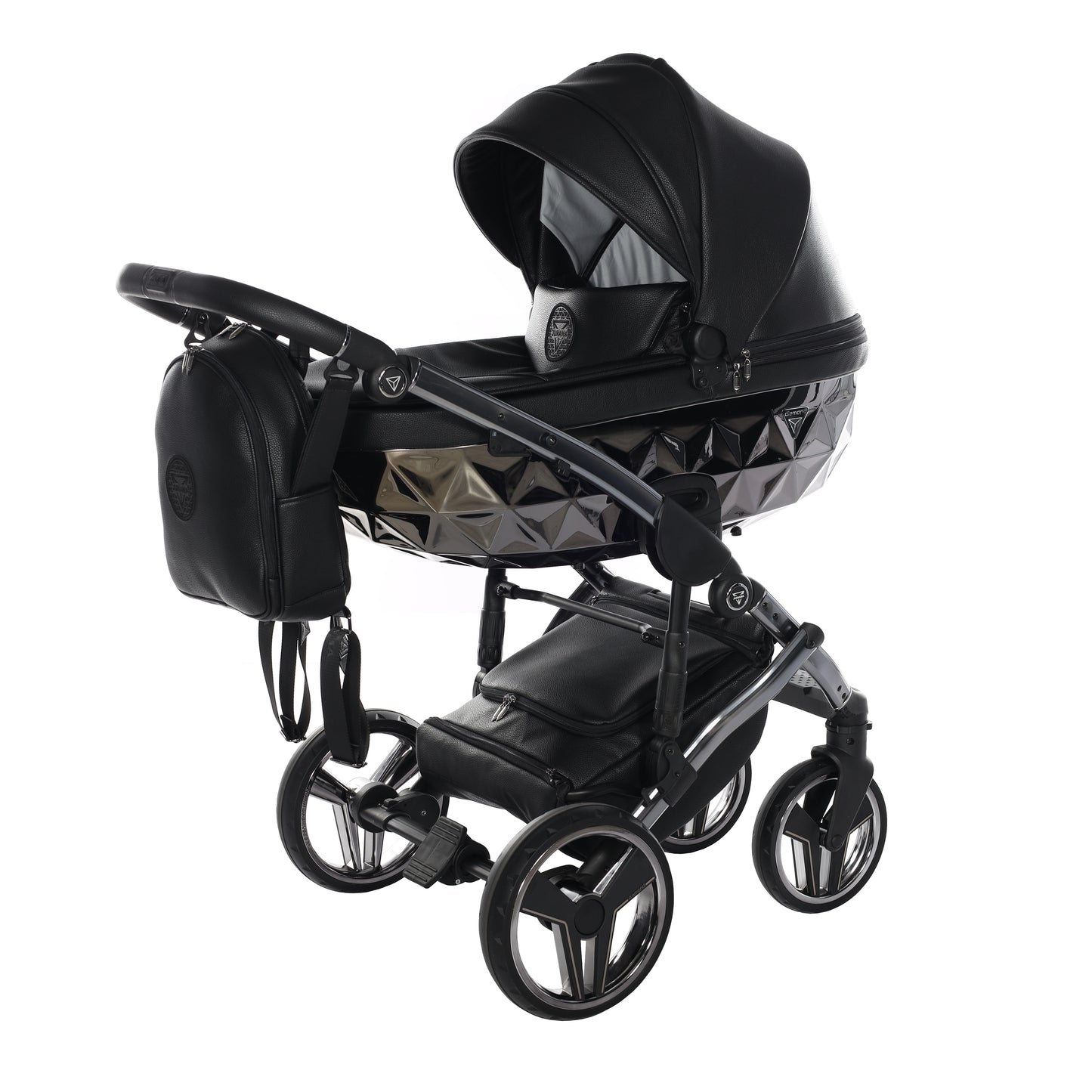Junama HANDCRAFT V3 2 in 1 , prams and stroller, BLACK 04