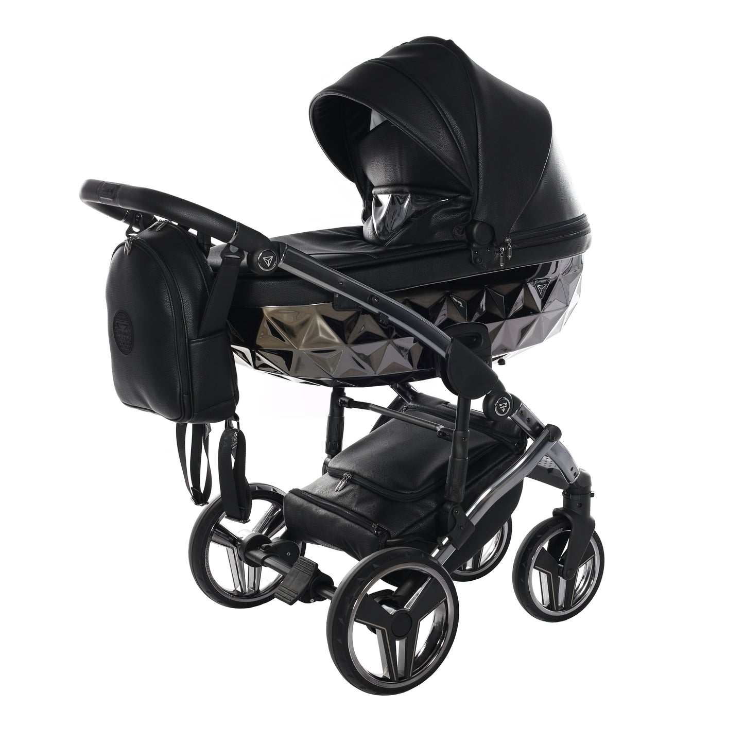 Junama HANDCRAFT V3 2 in 1 , prams and stroller, BLACK 04
