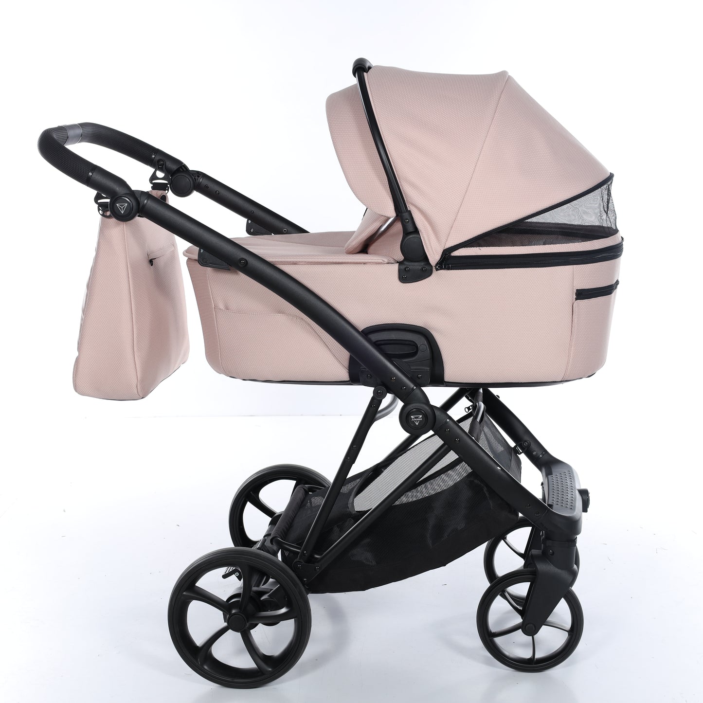 Junama AIR BASIC 2 in 1 , prams and stroller, BASIC PINK