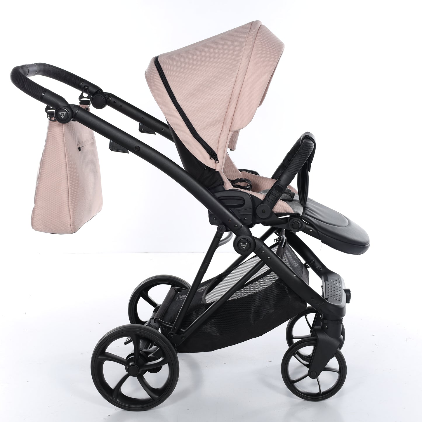 Junama AIR BASIC 2 in 1 , prams and stroller, BASIC PINK