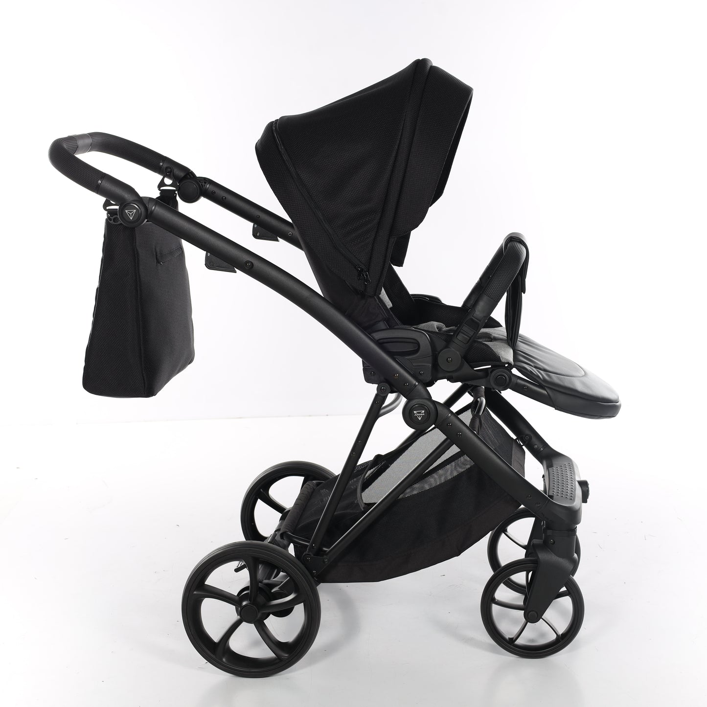 Junama AIR BASIC 2 in 1 , prams and stroller, BASIC BLACK