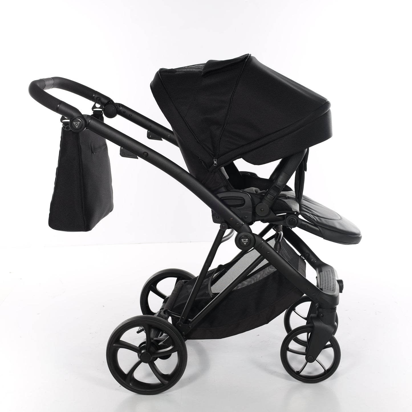 Junama AIR BASIC 2 in 1 , prams and stroller, BASIC BLACK