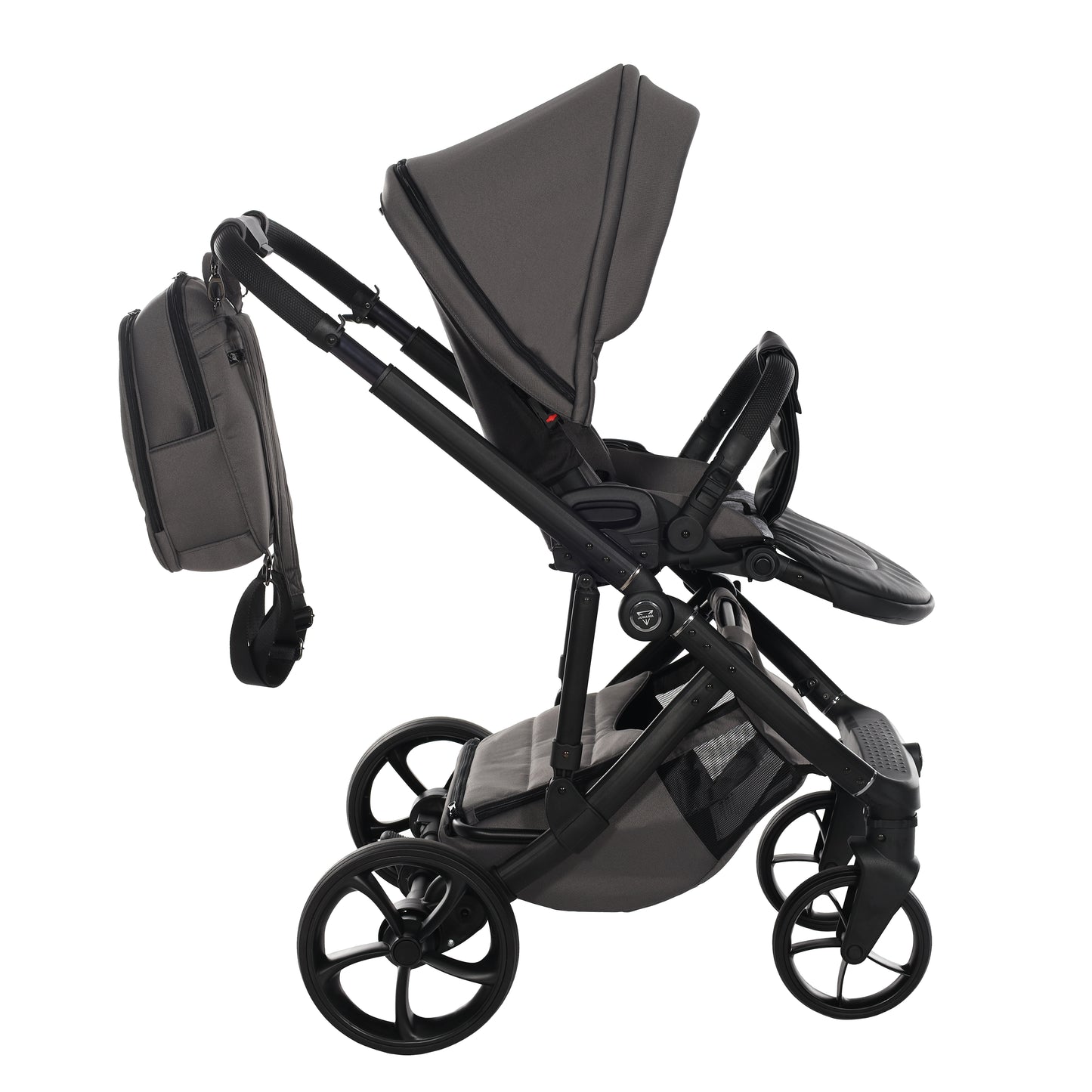 Junama TERMO 2 in 1 , prams and stroller, GRAPHITE