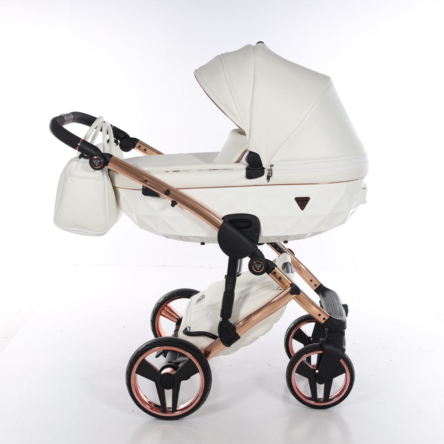 Junama FLUO V3 2 in 1 , prams and stroller, WHITE COPPER