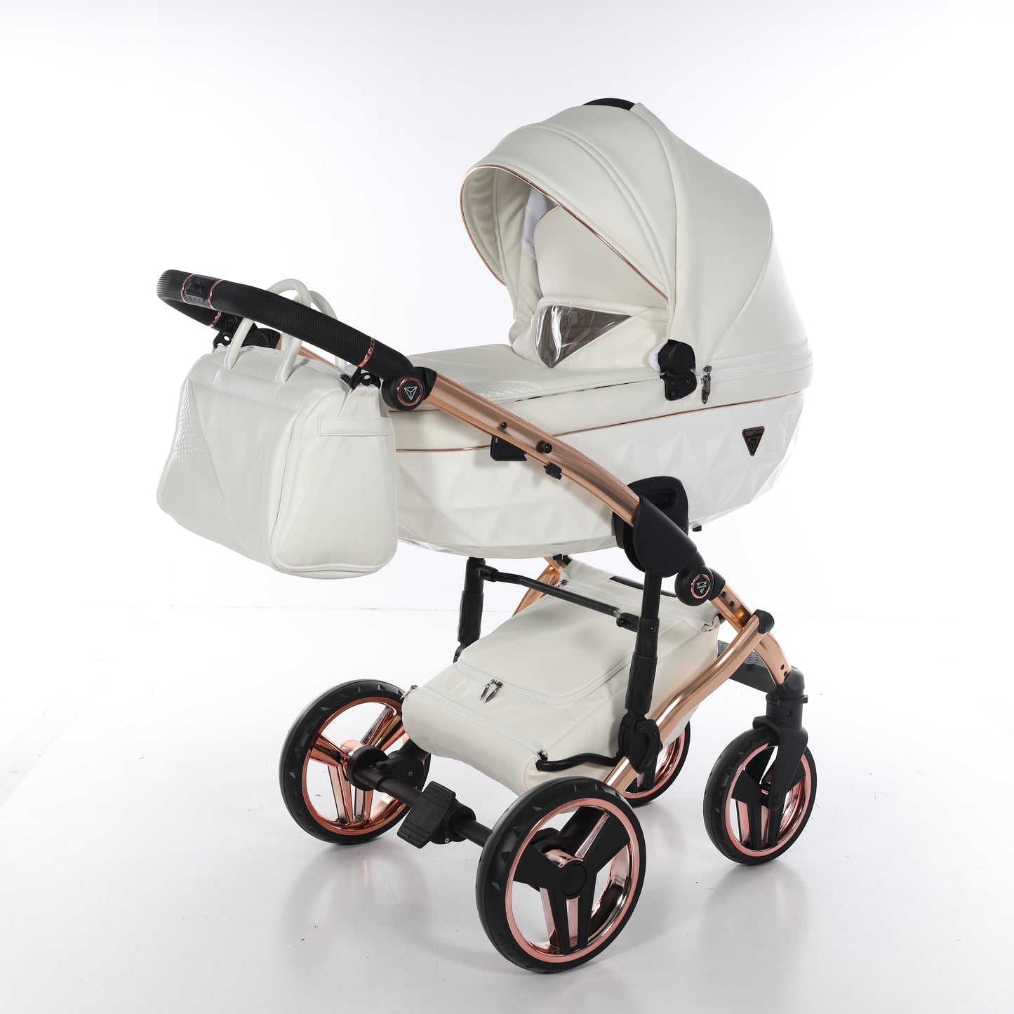 Junama FLUO V3 2 in 1 , prams and stroller, WHITE COPPER