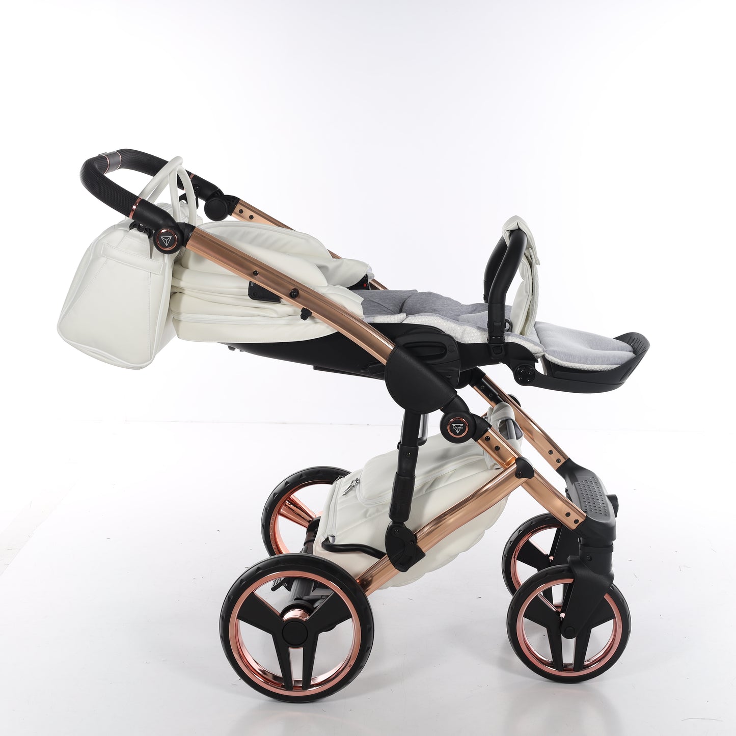 Junama FLUO V3 2 in 1 , prams and stroller, WHITE COPPER