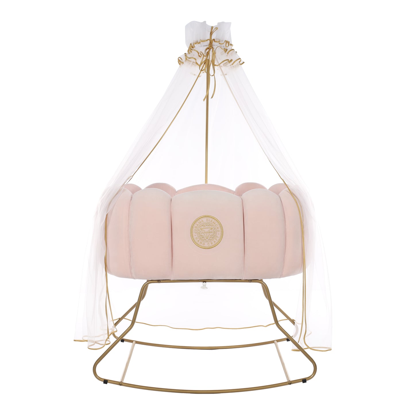 Junama Cribs Tulipan - Pink and Gold