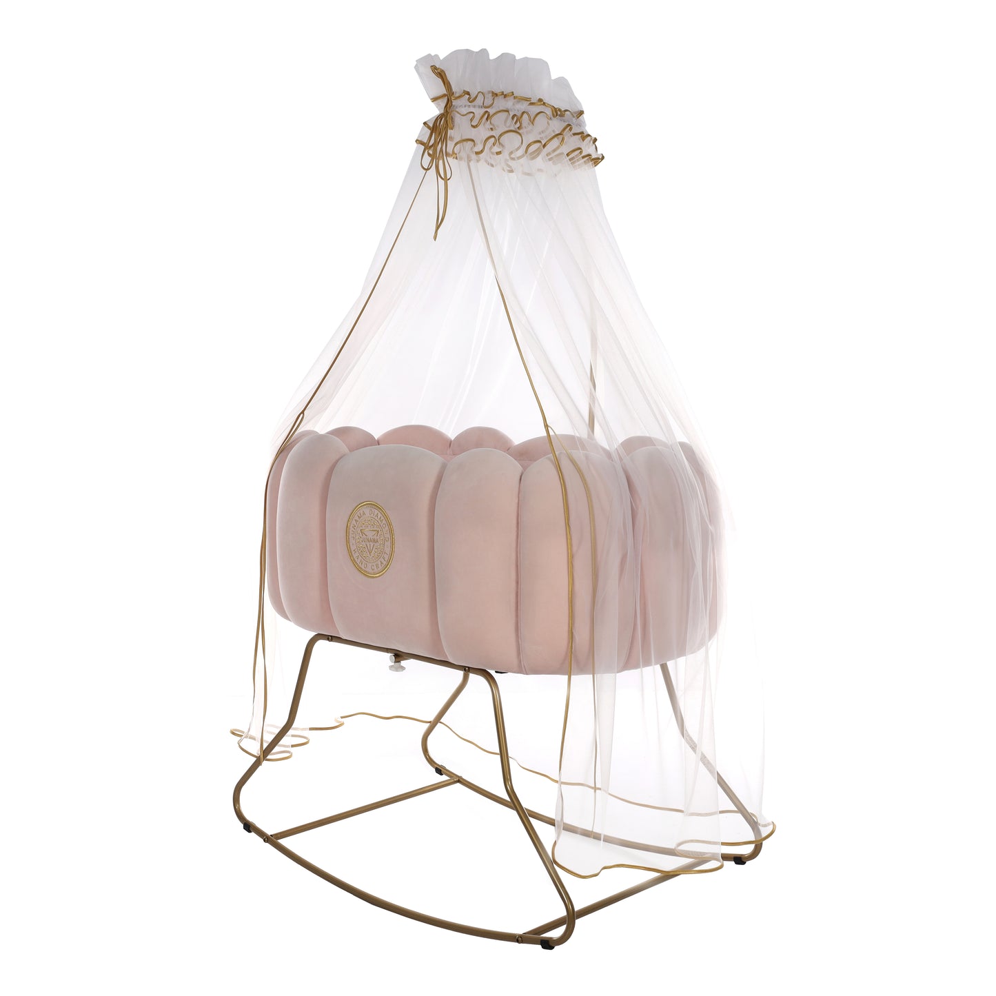 Junama Cribs Tulipan - Pink and Gold