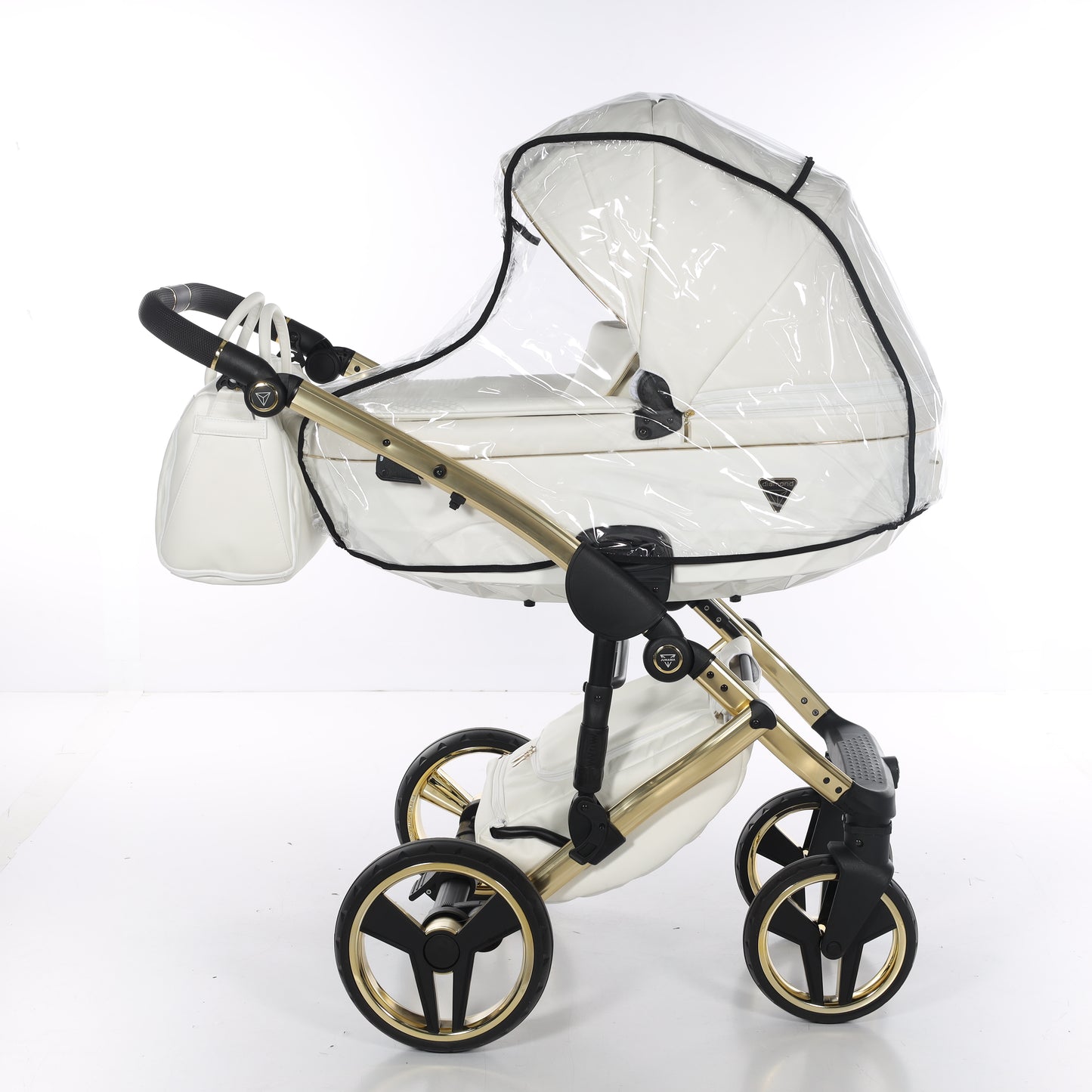 Junama FLUO V3 2 in 1 , prams and stroller, WHITE GOLD