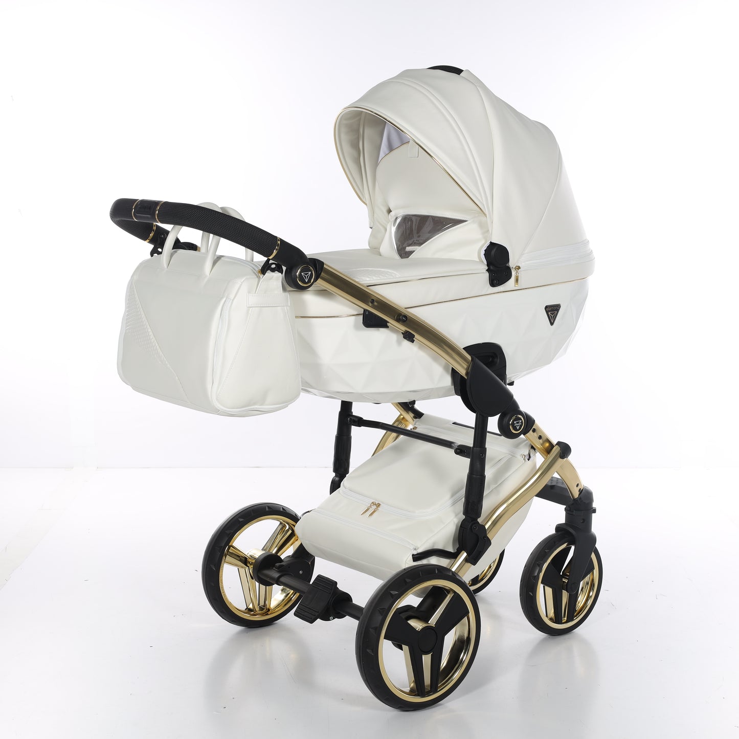 Junama FLUO V3 2 in 1 , prams and stroller, WHITE GOLD
