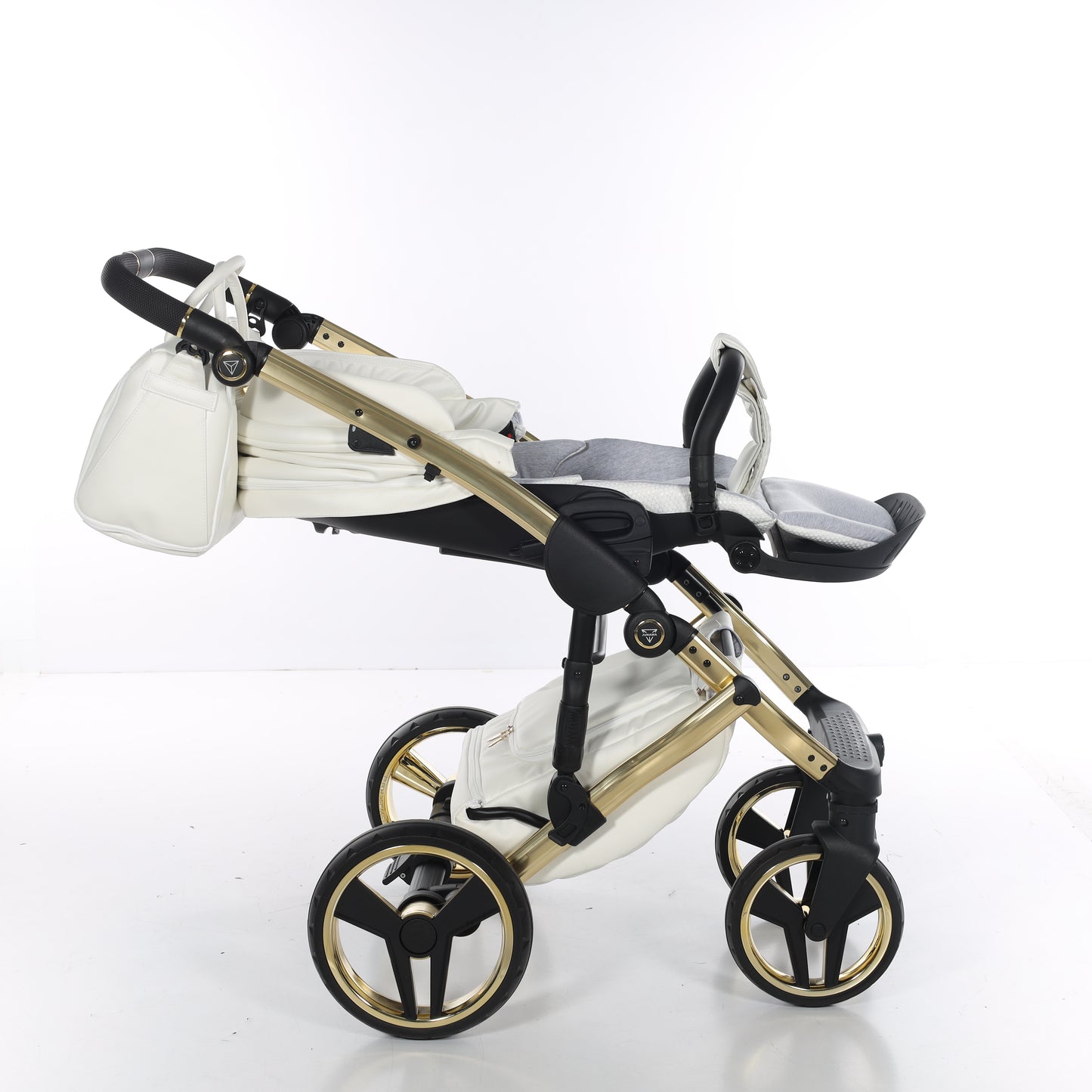 Junama FLUO V3 2 in 1 , prams and stroller, WHITE GOLD