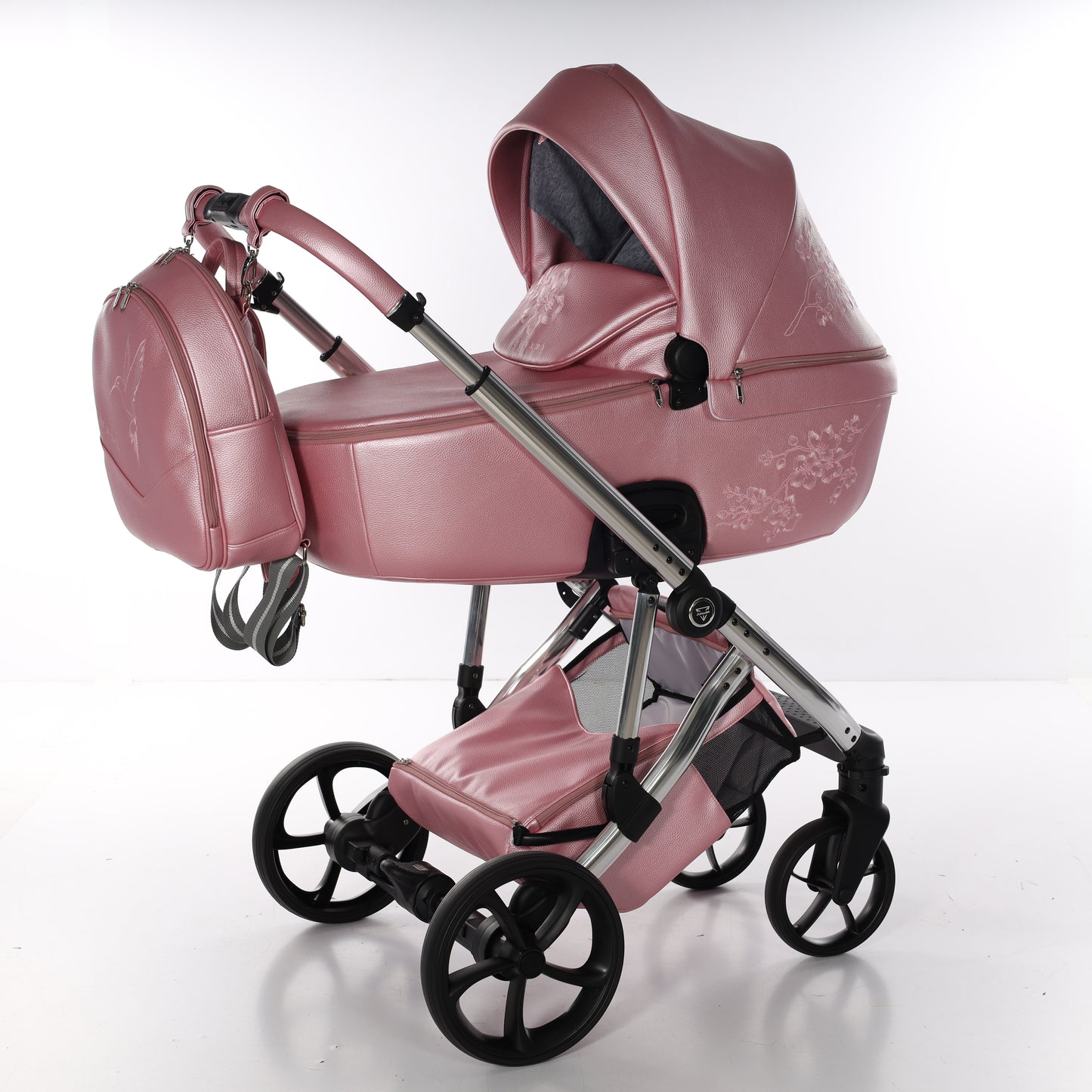 Junama COLIBER 2 in 1 , prams and stroller, ROSE
