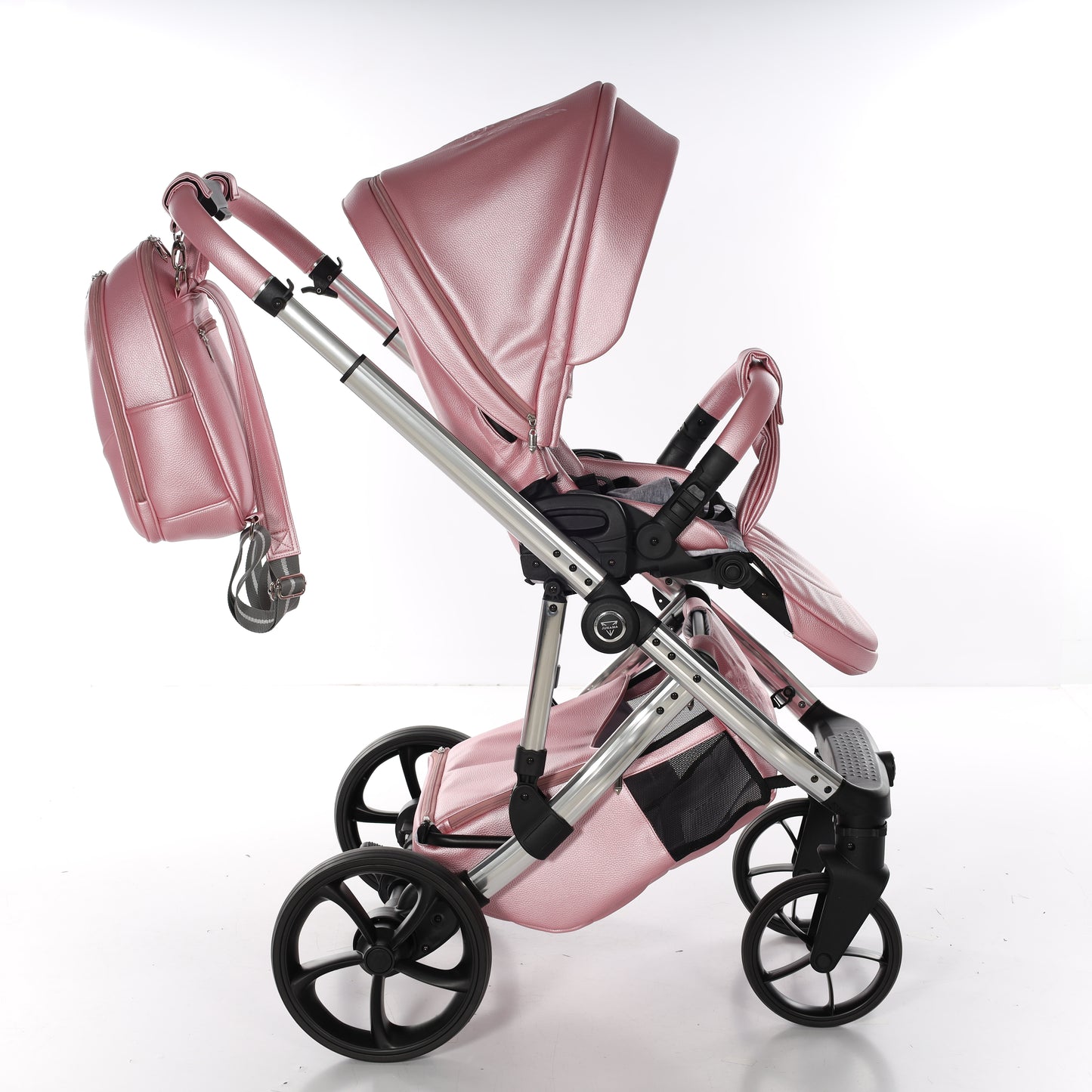 Junama COLIBER 2 in 1 , prams and stroller, ROSE
