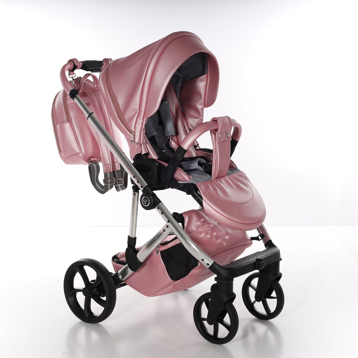 Junama COLIBER 2 in 1 , prams and stroller, ROSE
