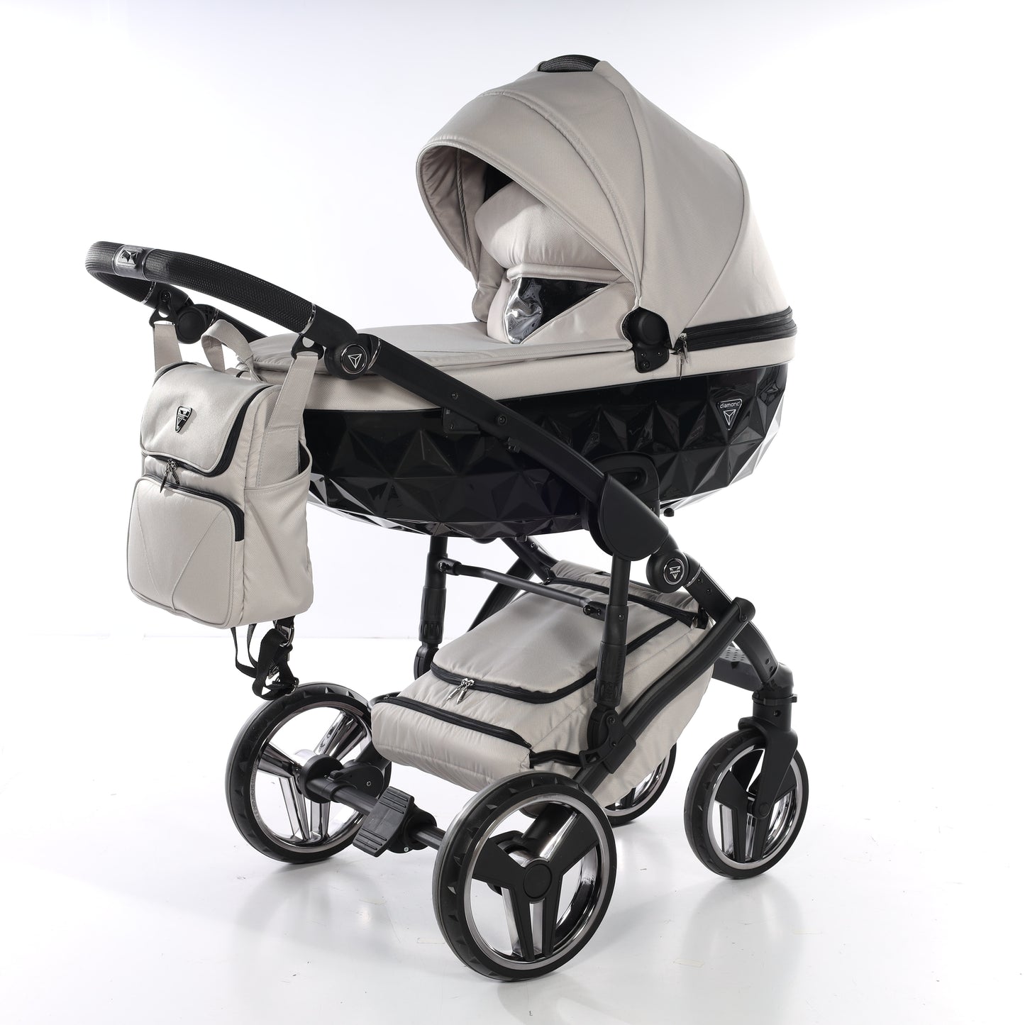 Junama BASIC 2 in 1 , prams and stroller, BASIC LIGHT BEIGE