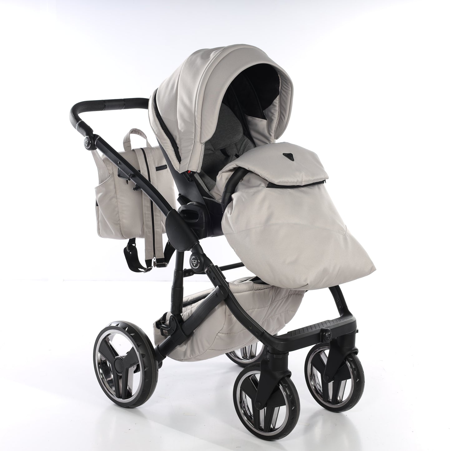 Junama BASIC 2 in 1 , prams and stroller, BASIC LIGHT BEIGE