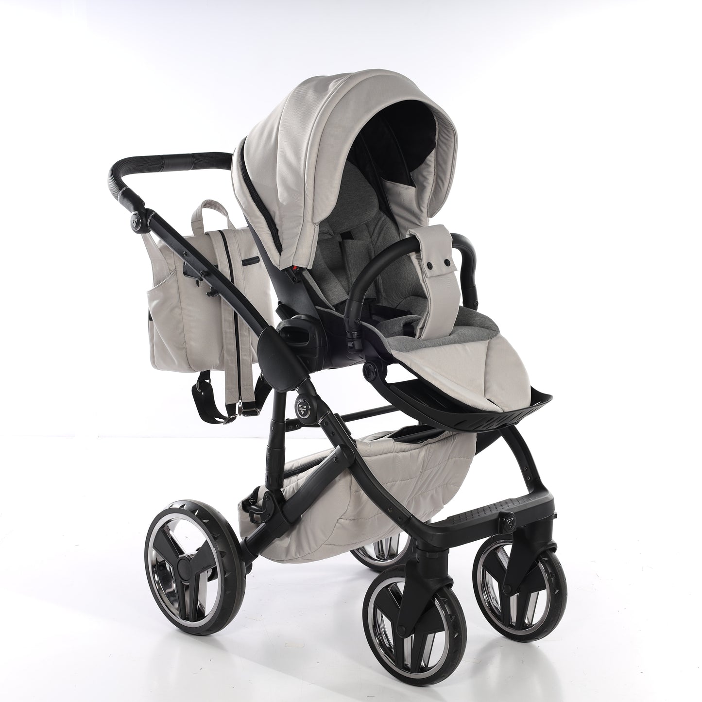 Junama BASIC 2 in 1 , prams and stroller, BASIC LIGHT BEIGE