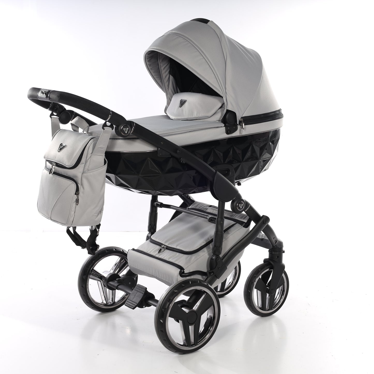 Junama BASIC 2 in 1 , prams and stroller, BASIC LIGHT GRAY