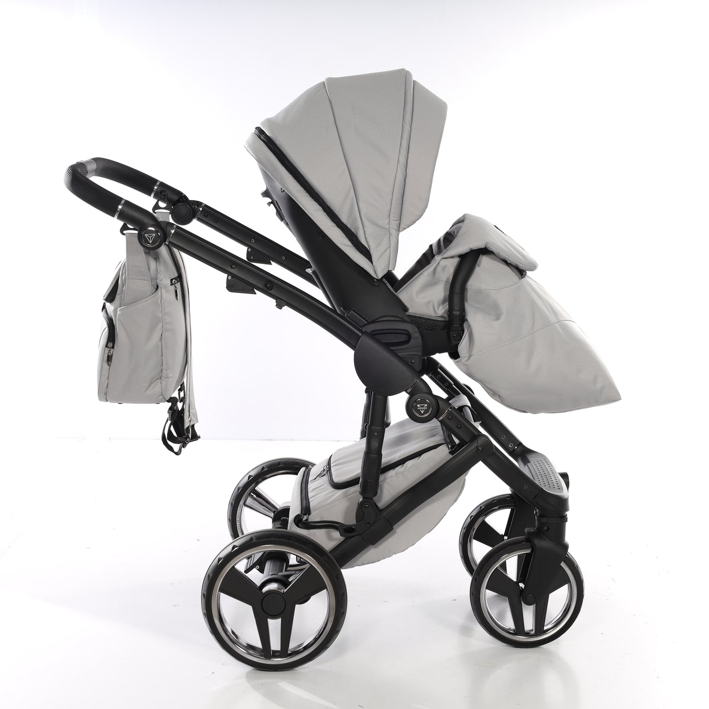 Junama BASIC 2 in 1 , prams and stroller, BASIC LIGHT GRAY