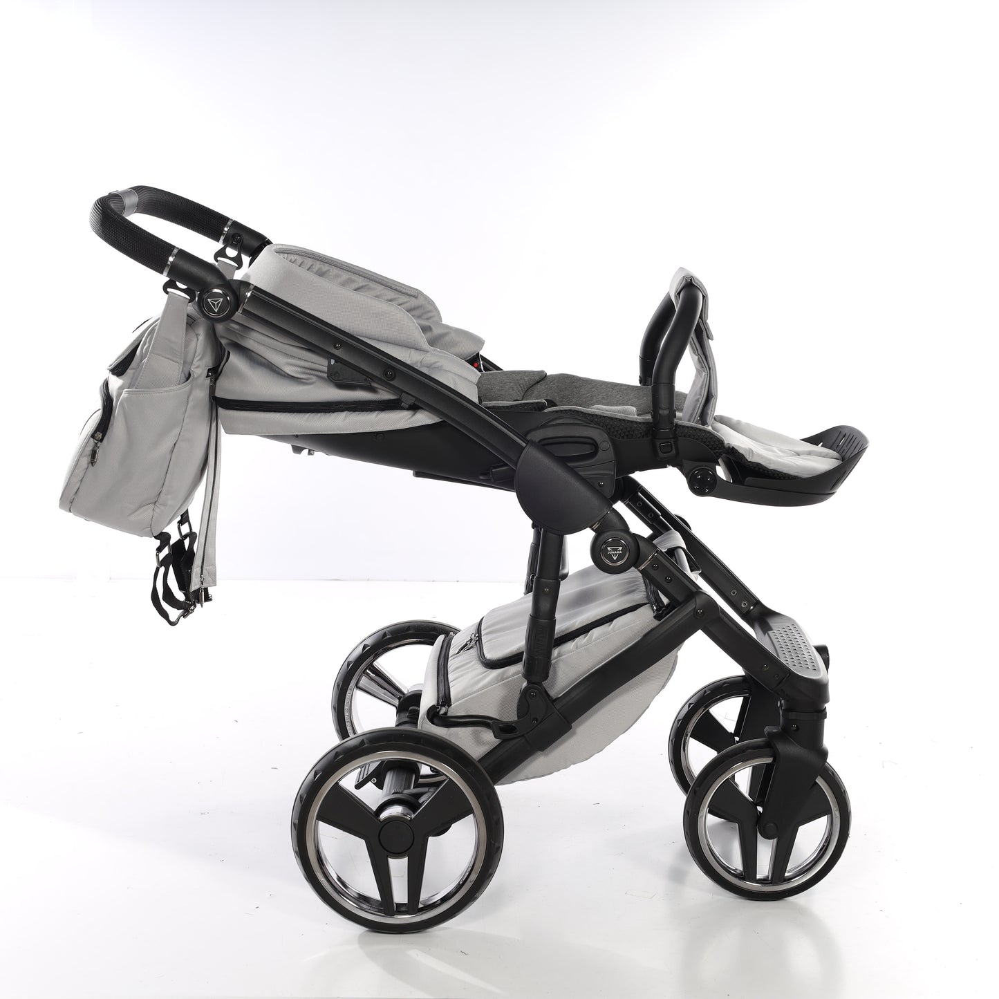 Junama BASIC 2 in 1 , prams and stroller, BASIC LIGHT GRAY