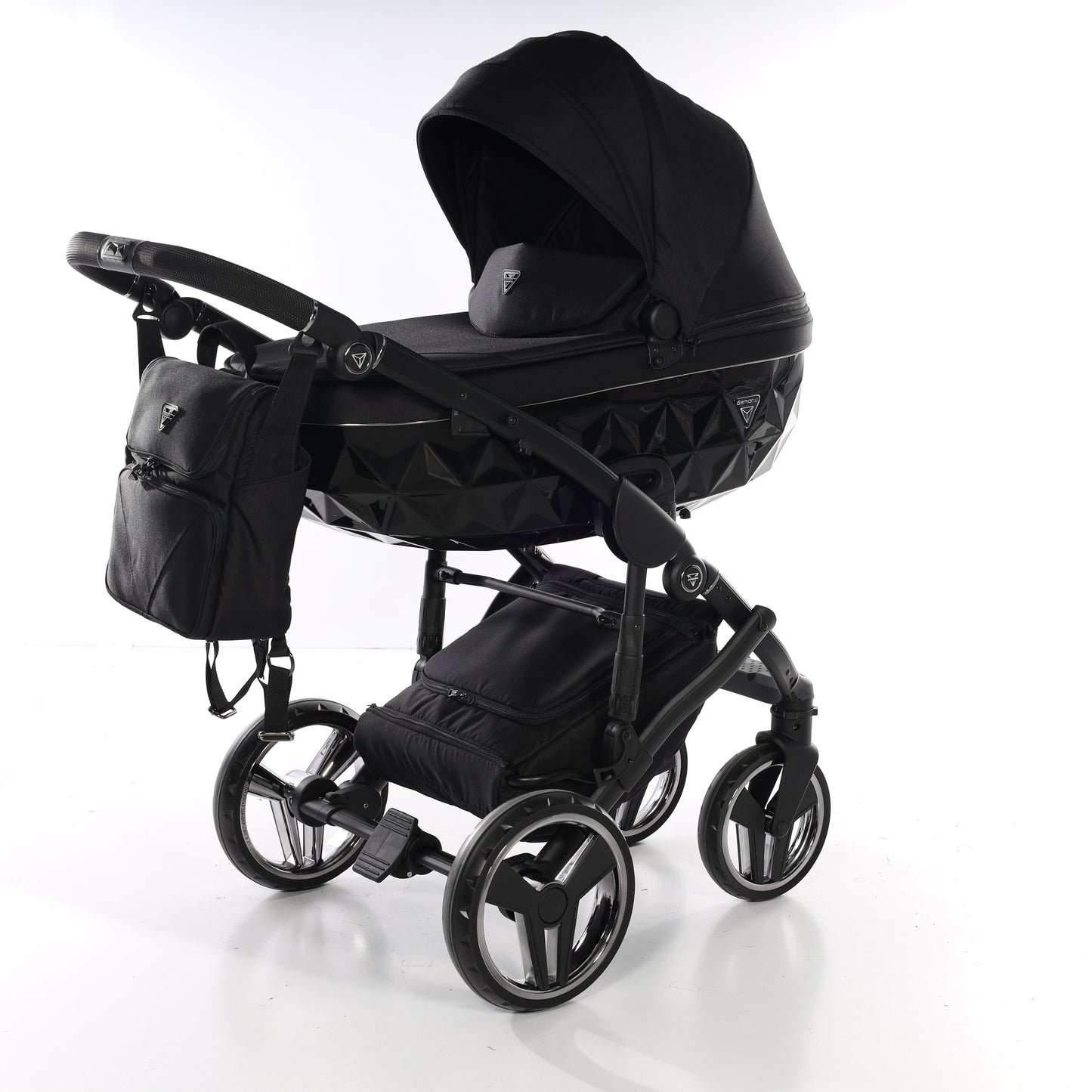 Junama BASIC 2 in 1 , prams and stroller, BASIC BLACK