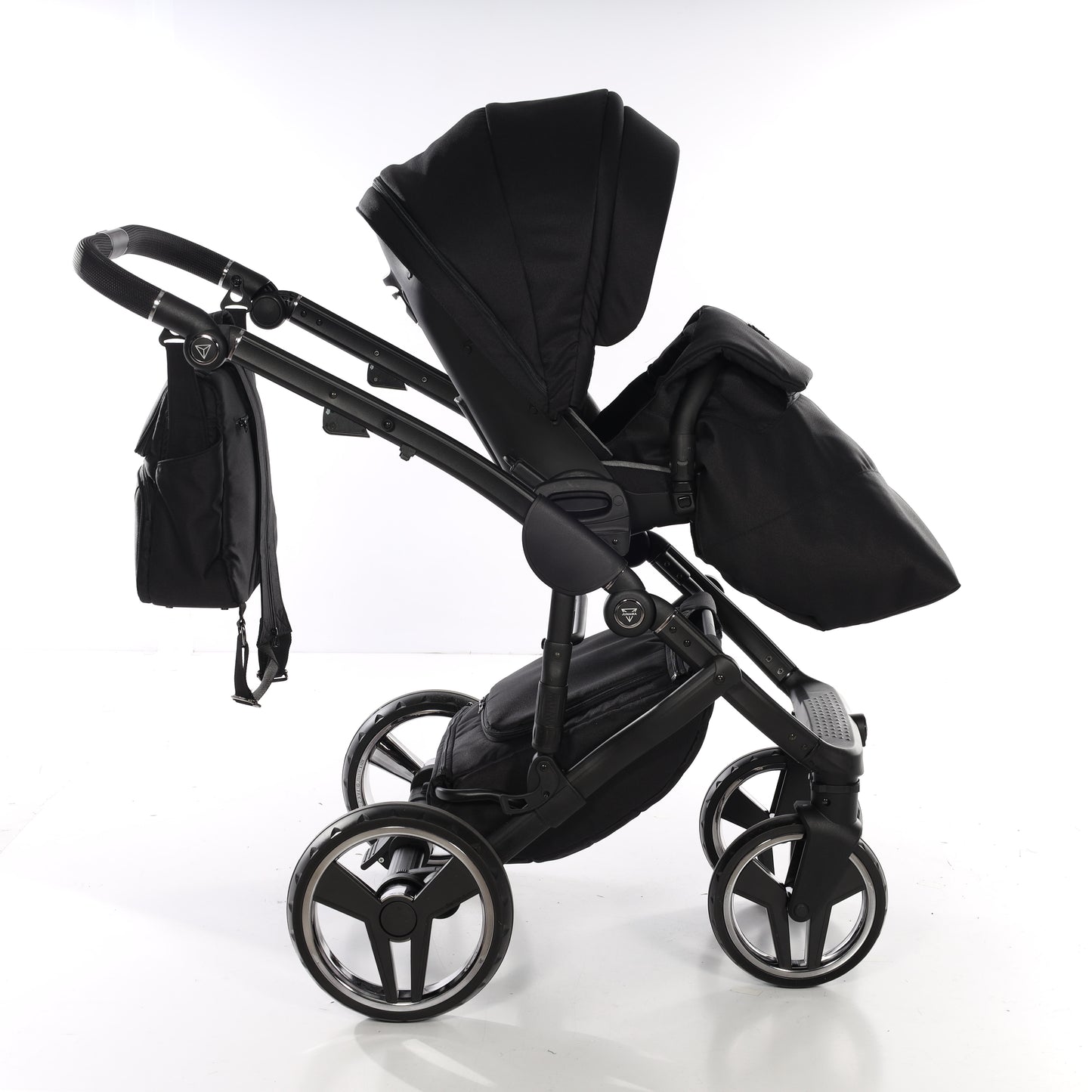 Junama BASIC 2 in 1 , prams and stroller, BASIC BLACK