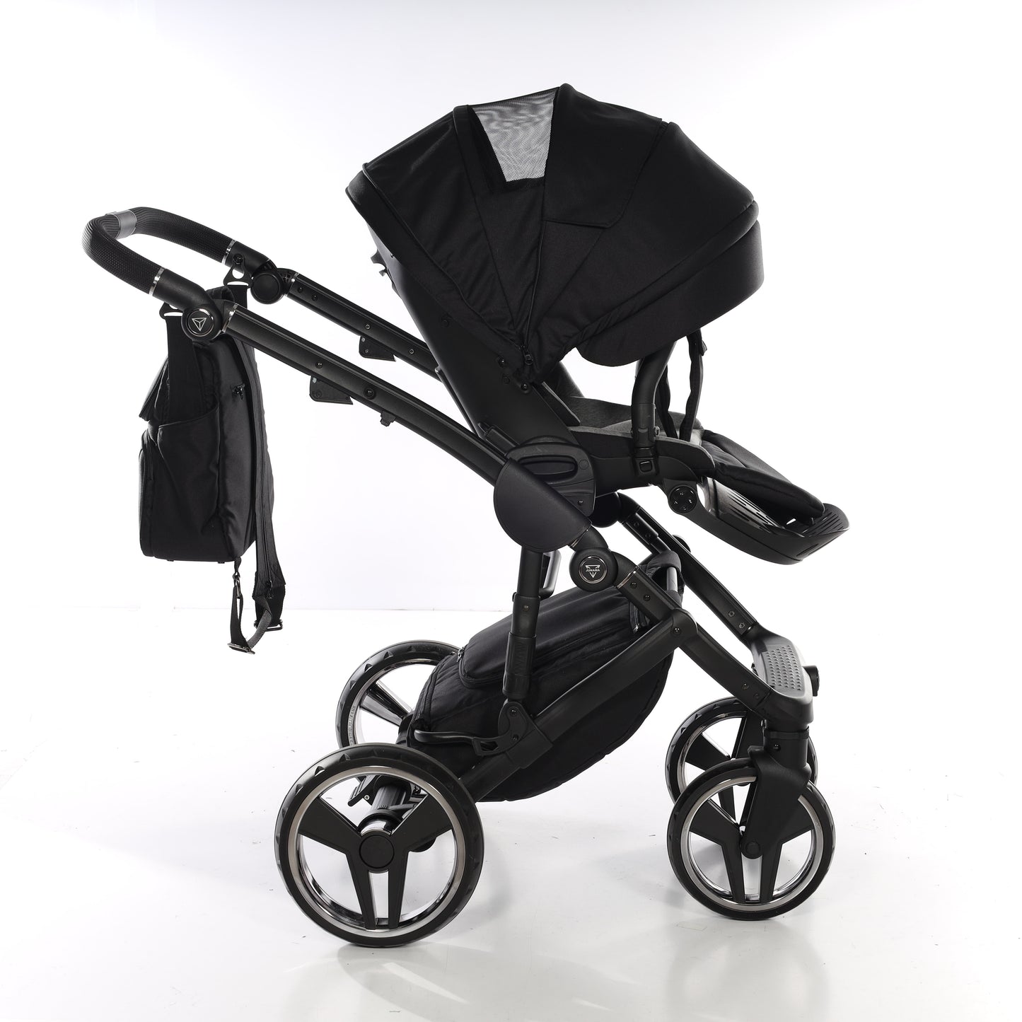 Junama BASIC 2 in 1 , prams and stroller, BASIC BLACK
