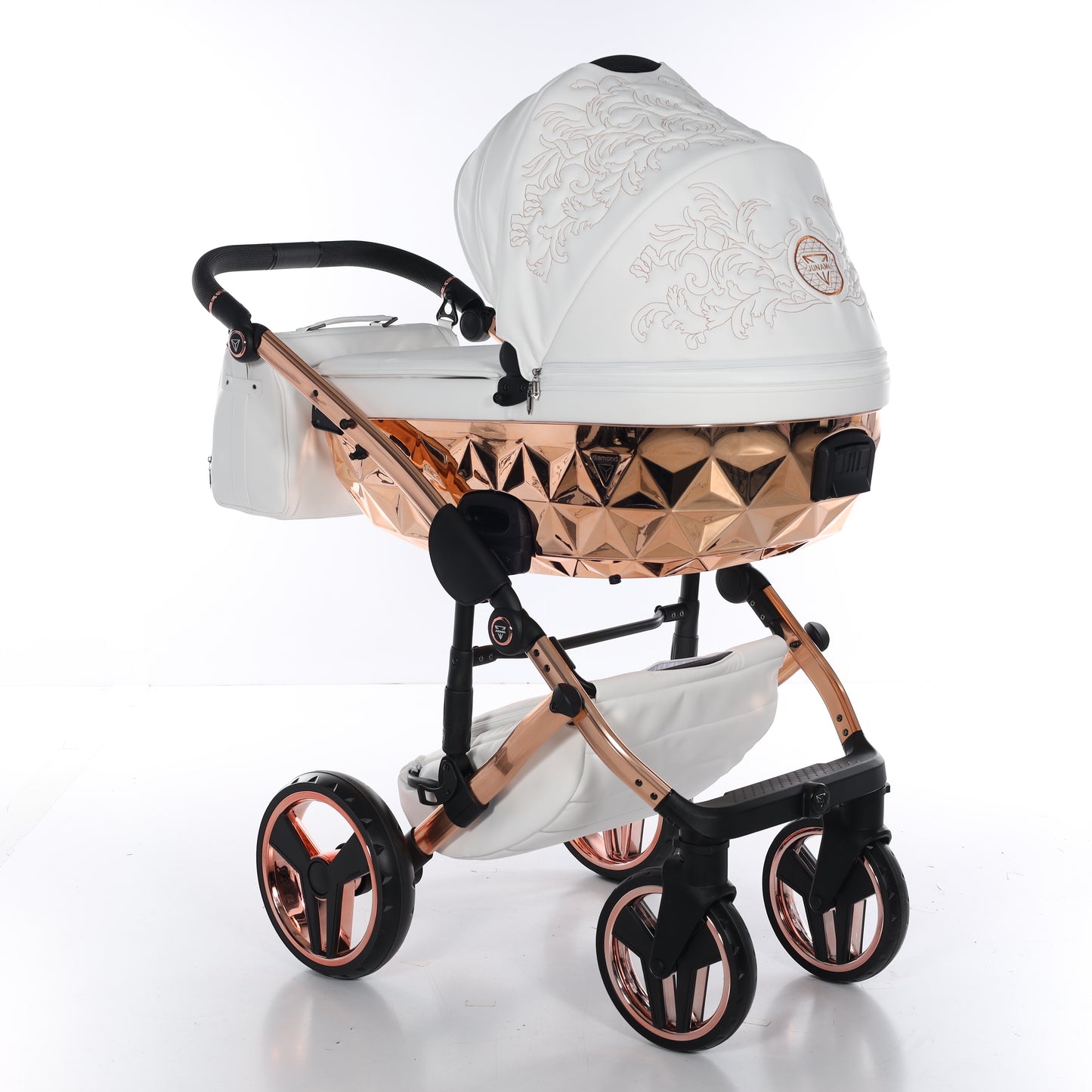 Junama ENZO 2 in 1 , prams and stroller, WHITE COPPER
