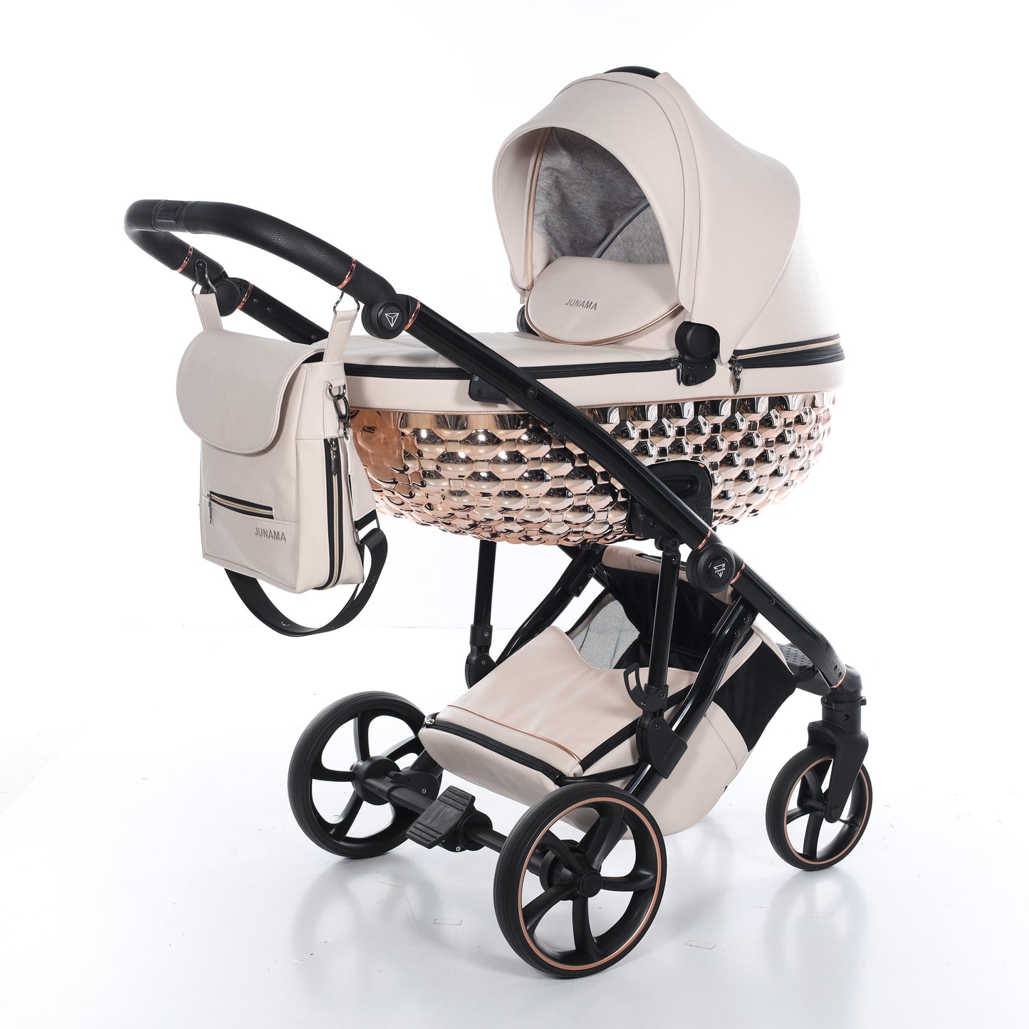 Junama ZUMI 2 in 1 , prams and stroller, BEIGE COPPER