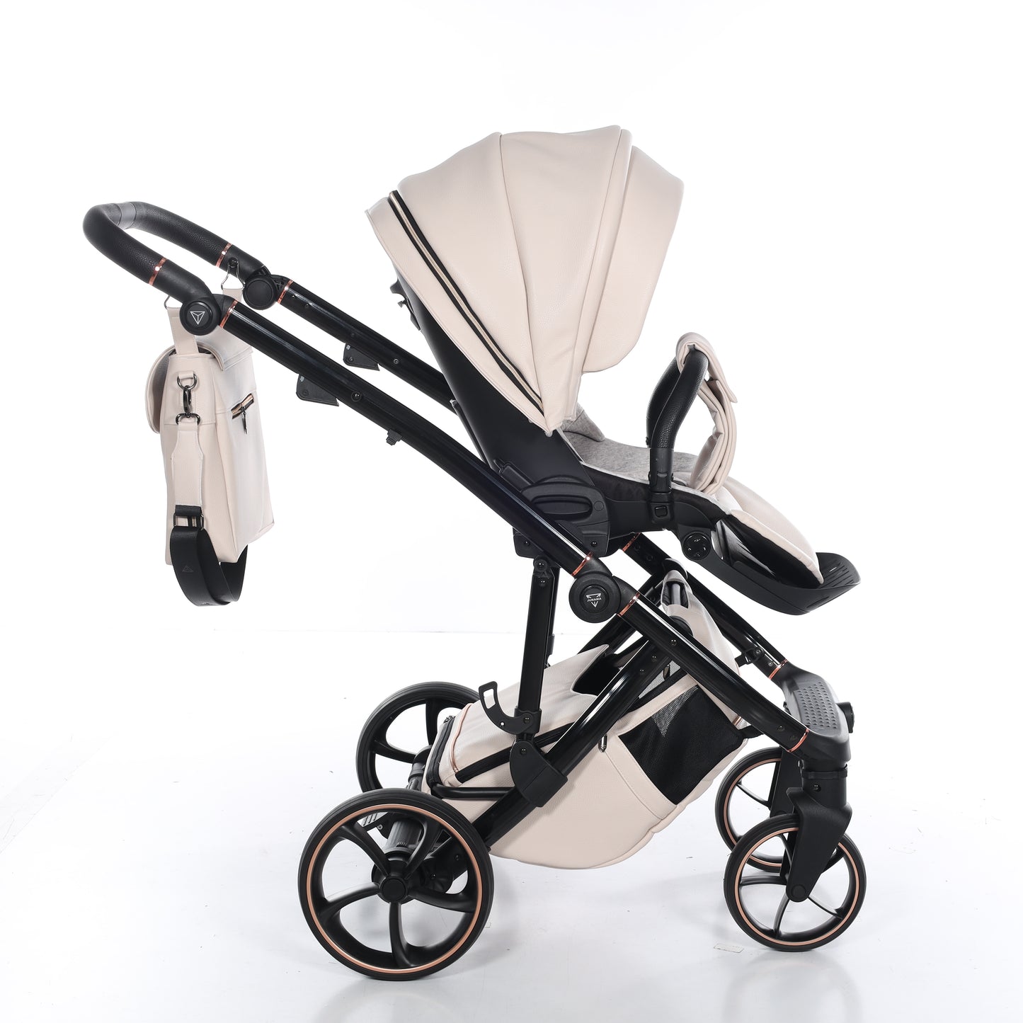 Junama ZUMI 2 in 1 , prams and stroller, BEIGE COPPER