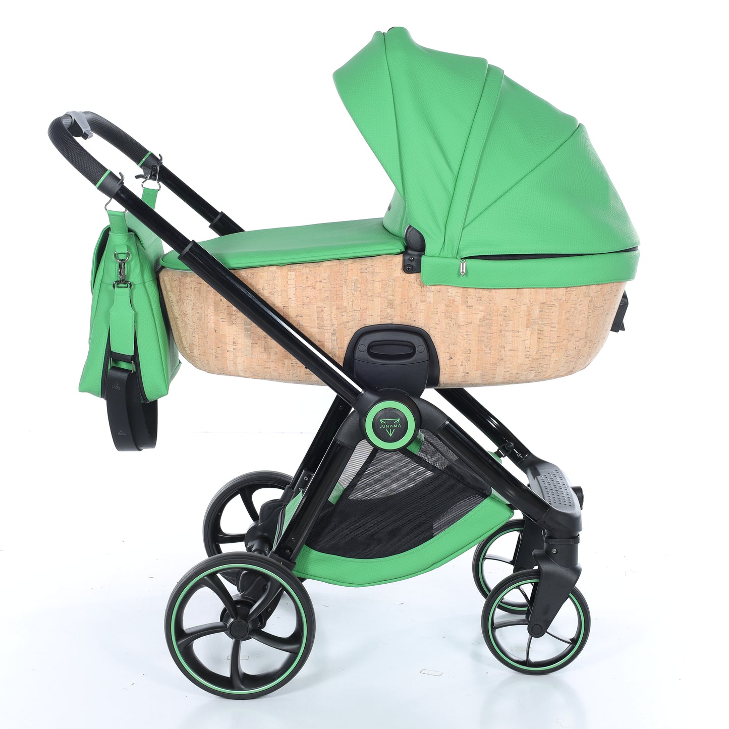 Junama VIMINI 2 in 1 , prams and stroller, GREEN