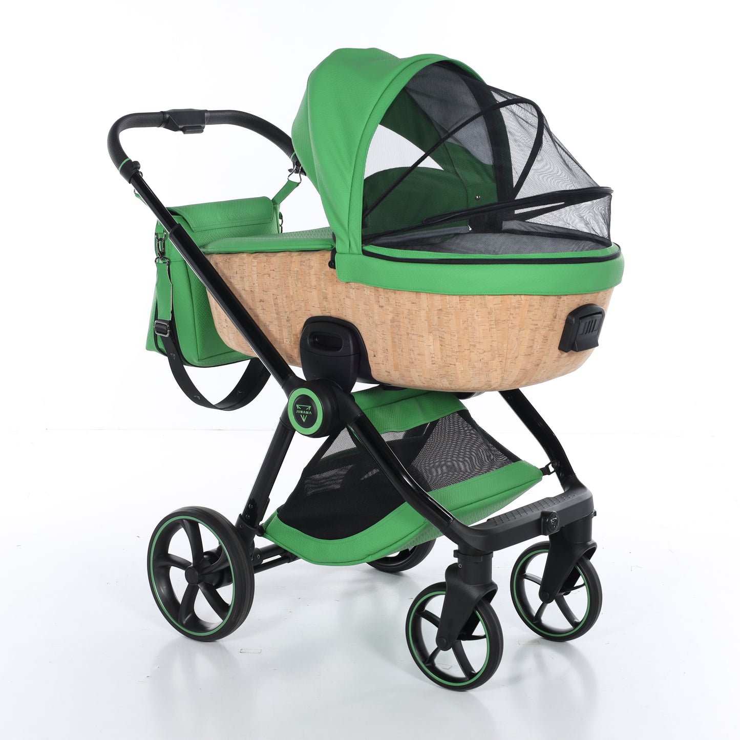 Junama VIMINI 2 in 1 , prams and stroller, GREEN