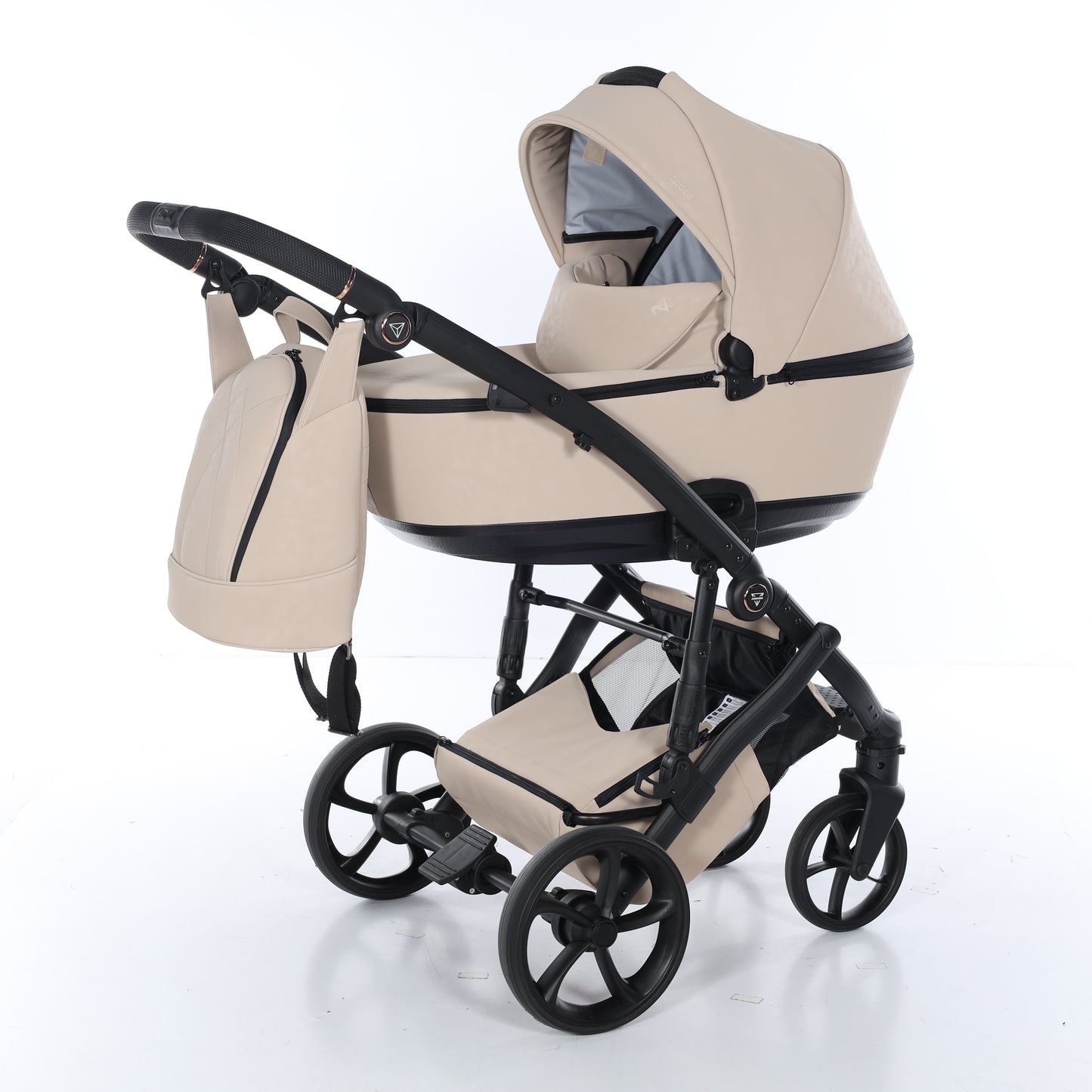 Junama SPACE NUBUK 2 in 1 , prams and stroller, BEIGE