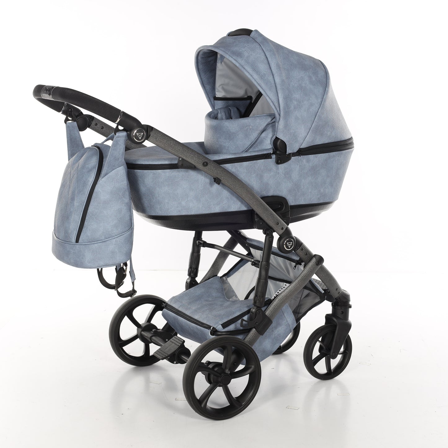 Junama SPACE JEANS 2 in 1 , prams and stroller, BLUE