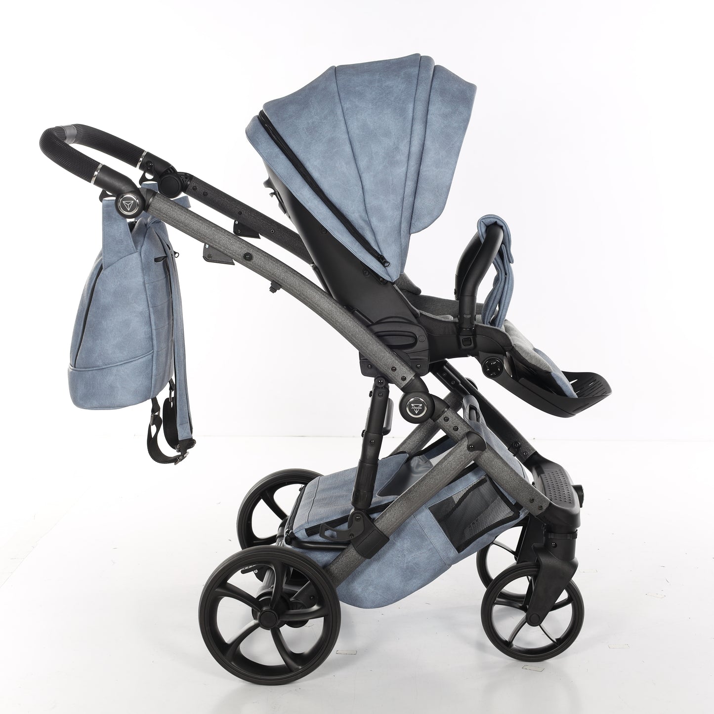 Junama SPACE JEANS 2 in 1 , prams and stroller, BLUE