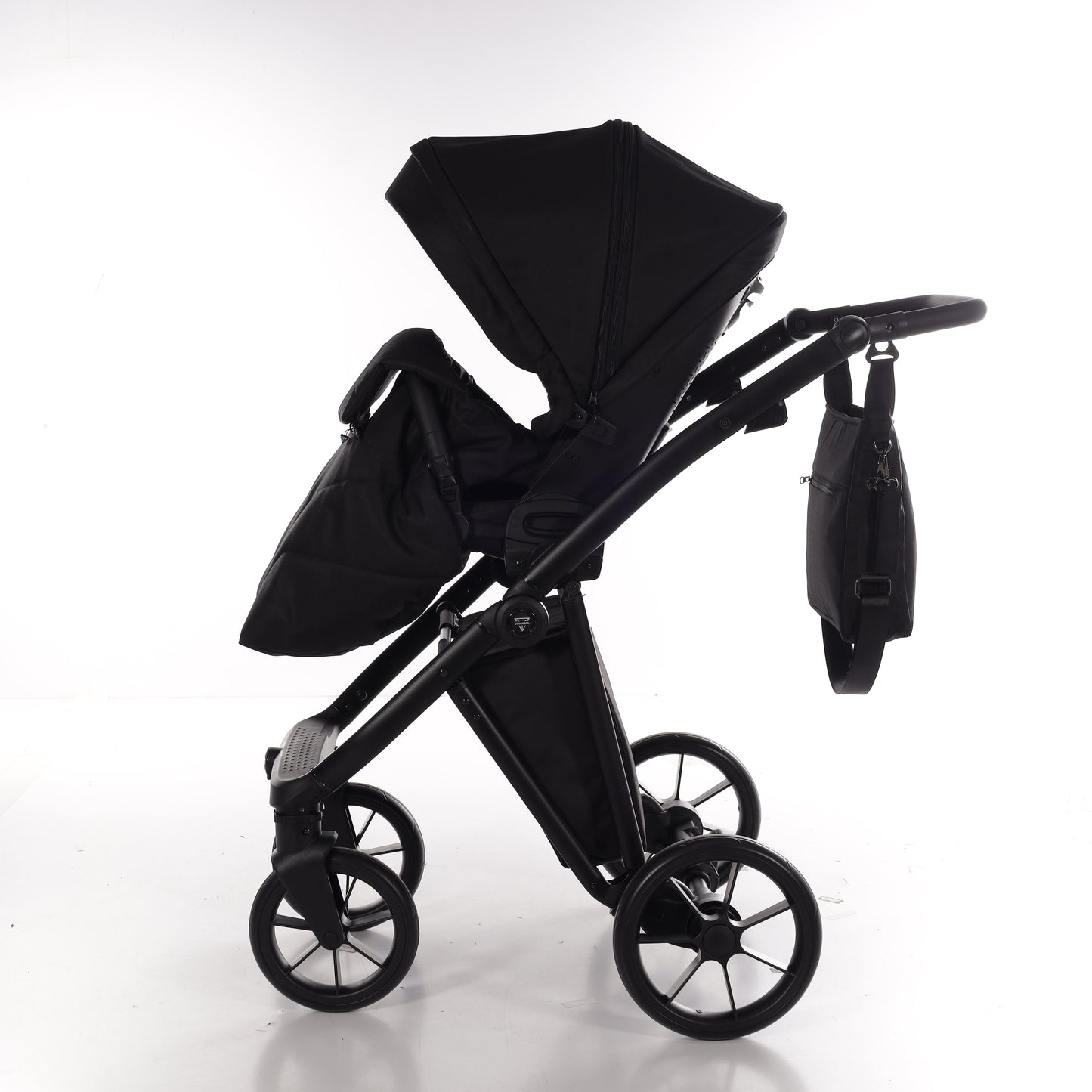 Junama SMART 2 in 1 , prams and stroller, BLACK